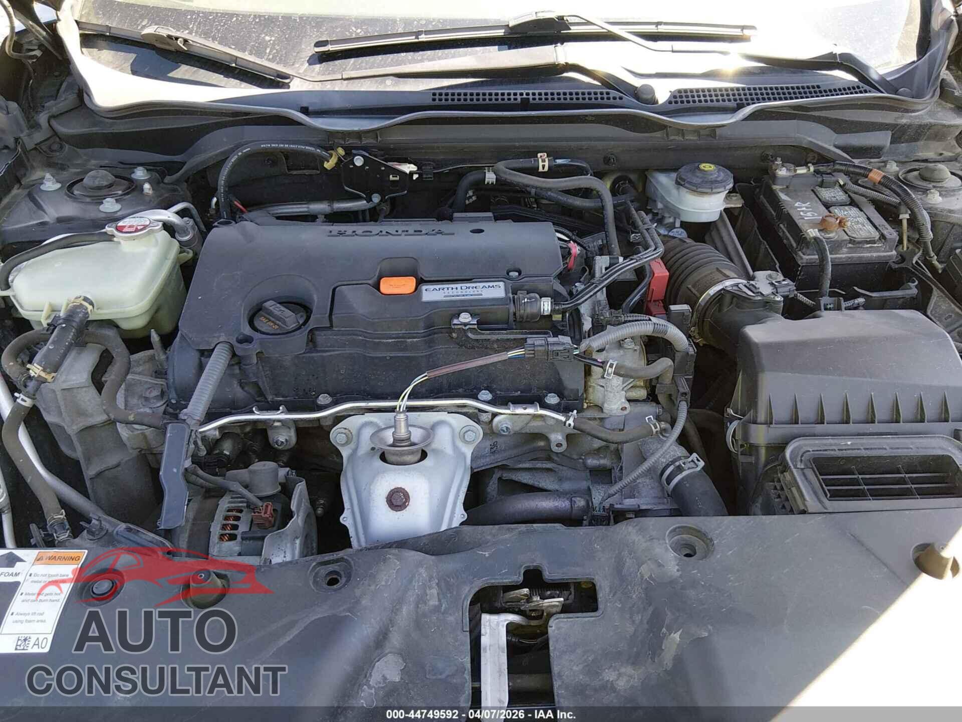 HONDA CIVIC 2017 - 19XFC2F58HE037705