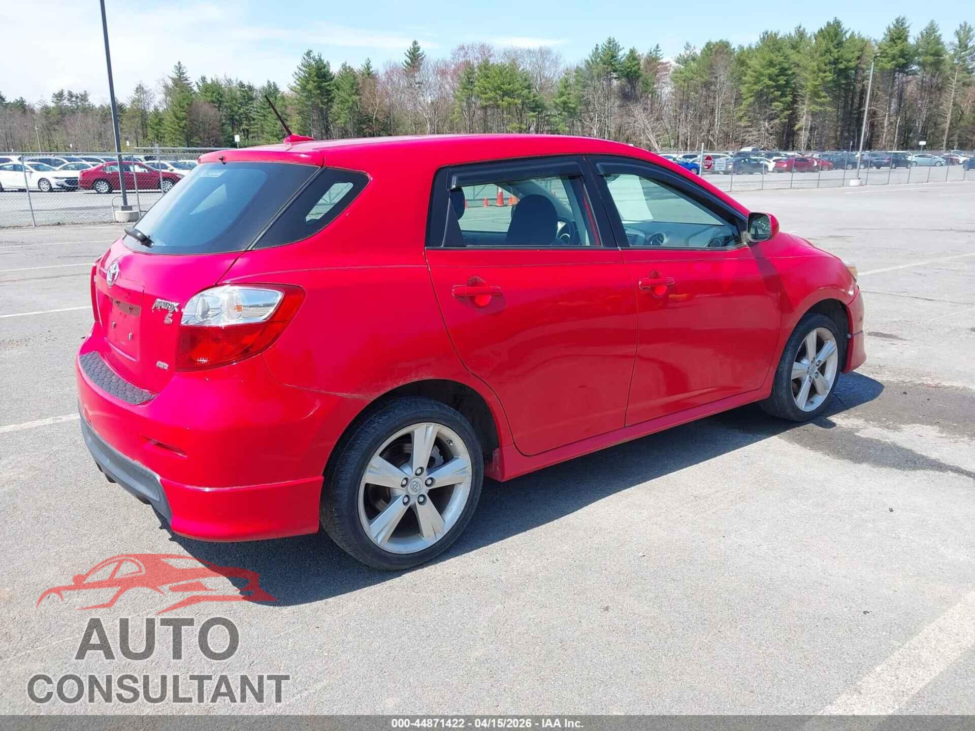 TOYOTA MATRIX 2009 - 2T1LE40E09C010211