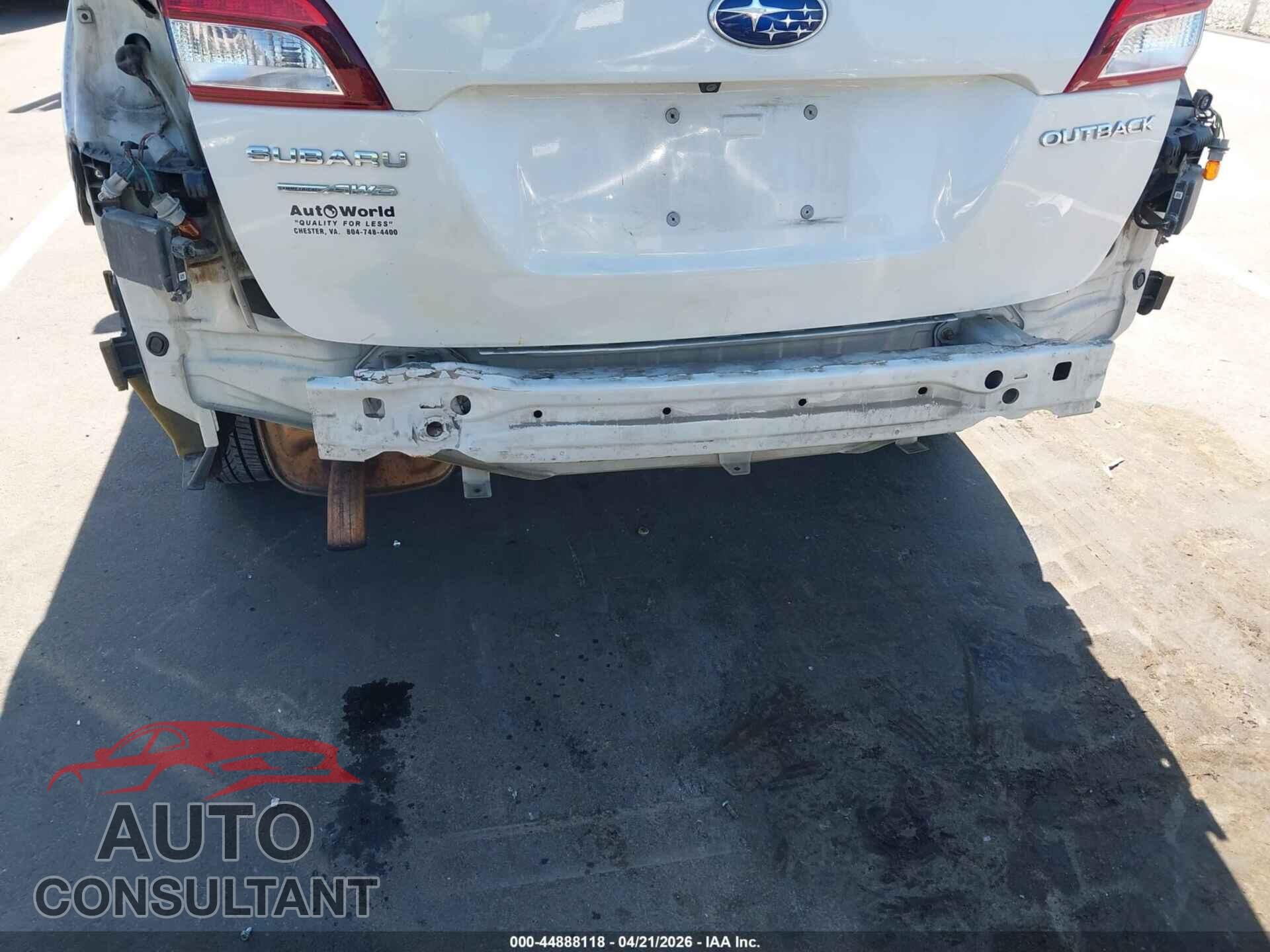 SUBARU OUTBACK 2016 - 4S4BSBFC6G3227763