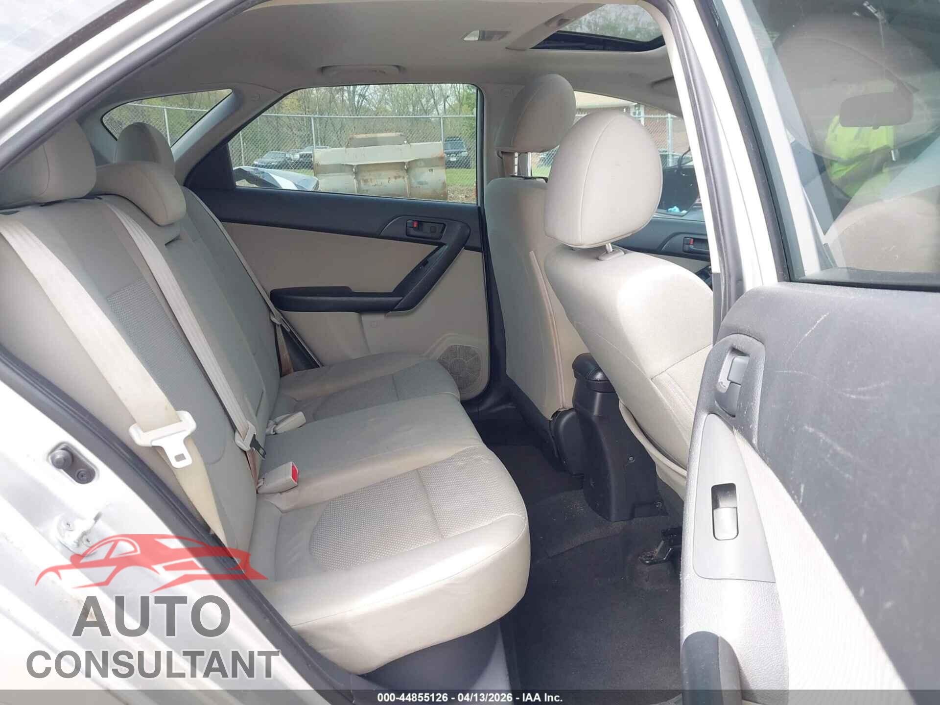 KIA FORTE 2011 - KNAFU5A28B5439364