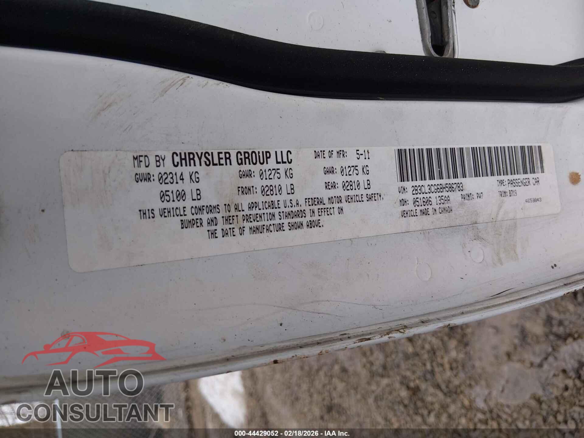 DODGE CHARGER 2013 - 2C3CDXCT2DH603232