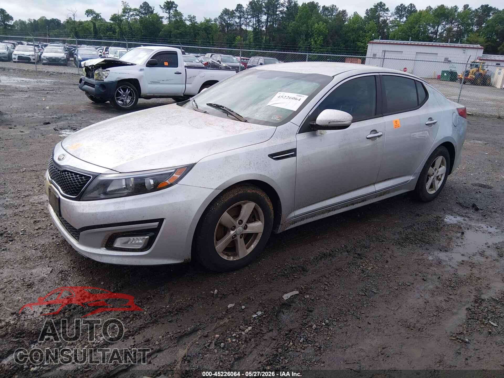 KIA OPTIMA 2014 - KNAGM4A70E5499444