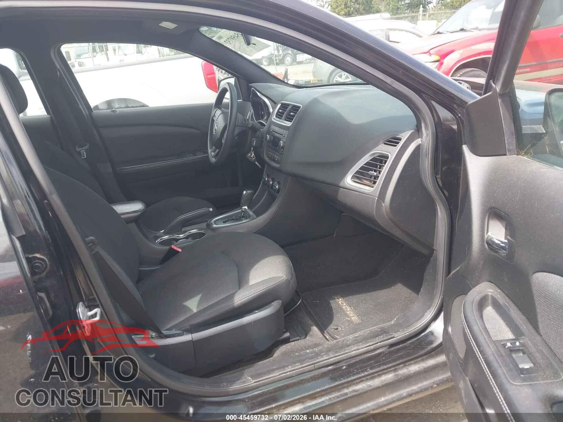 DODGE AVENGER 2012 - 1C3CDZAG5CN327703