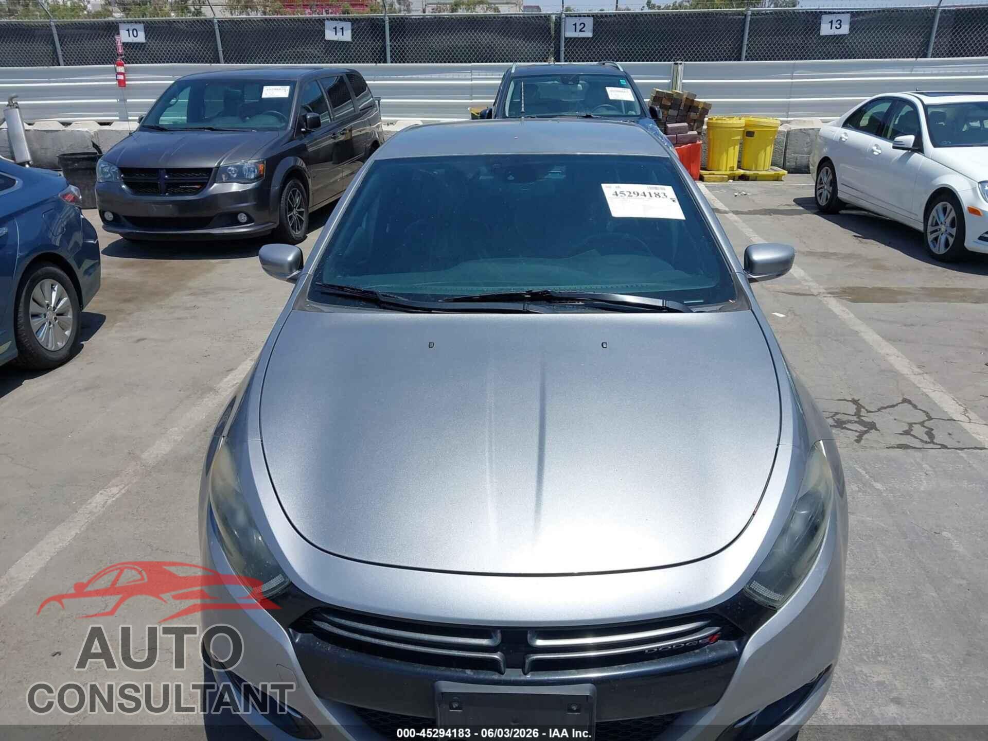 DODGE DART 2015 - 1C3CDFEB8FD392598