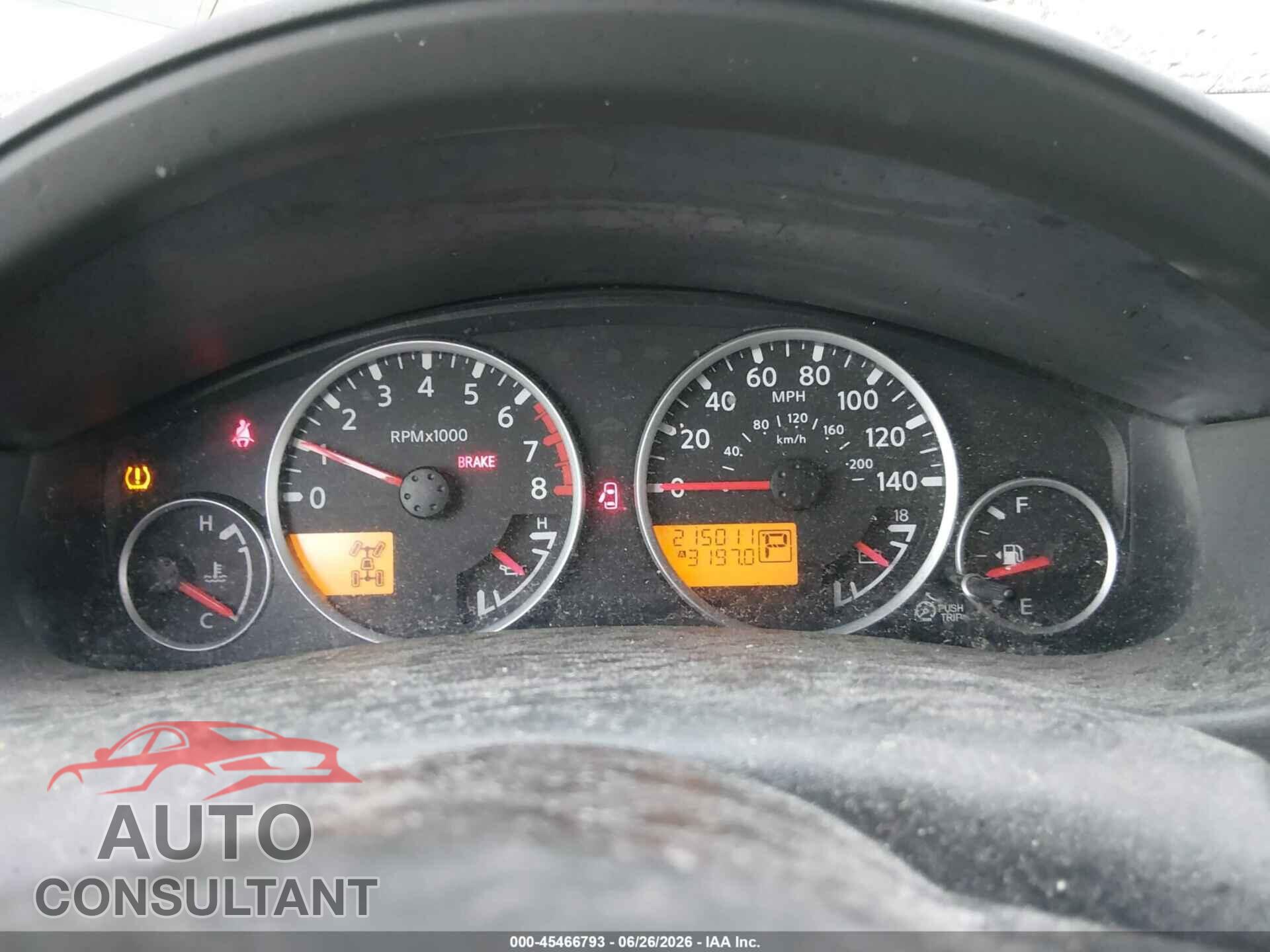 NISSAN PATHFINDER 2011 - 5N1AR1NB0BC632469