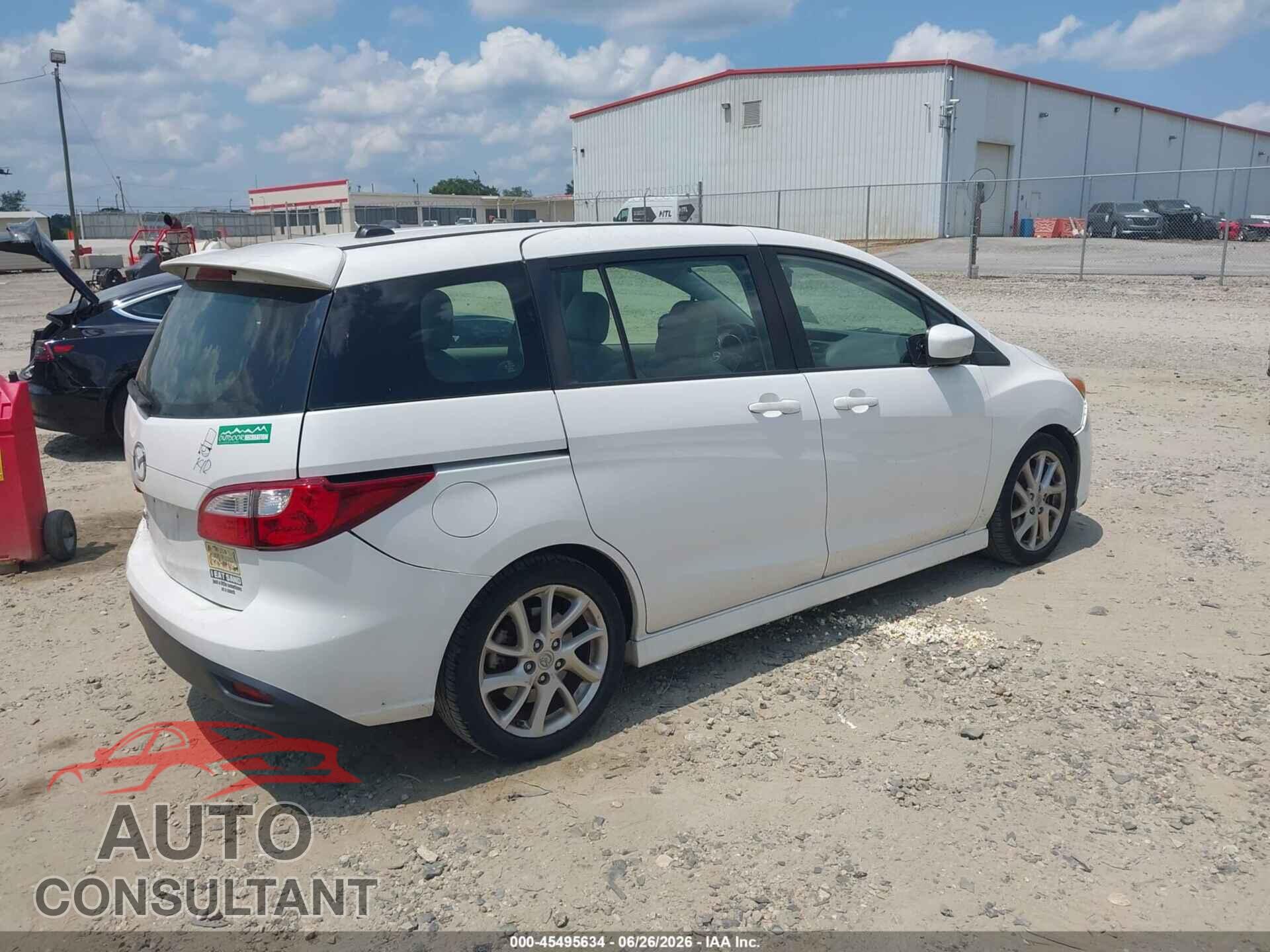 MAZDA MAZDA5 2012 - JM1CW2CL4C0105335