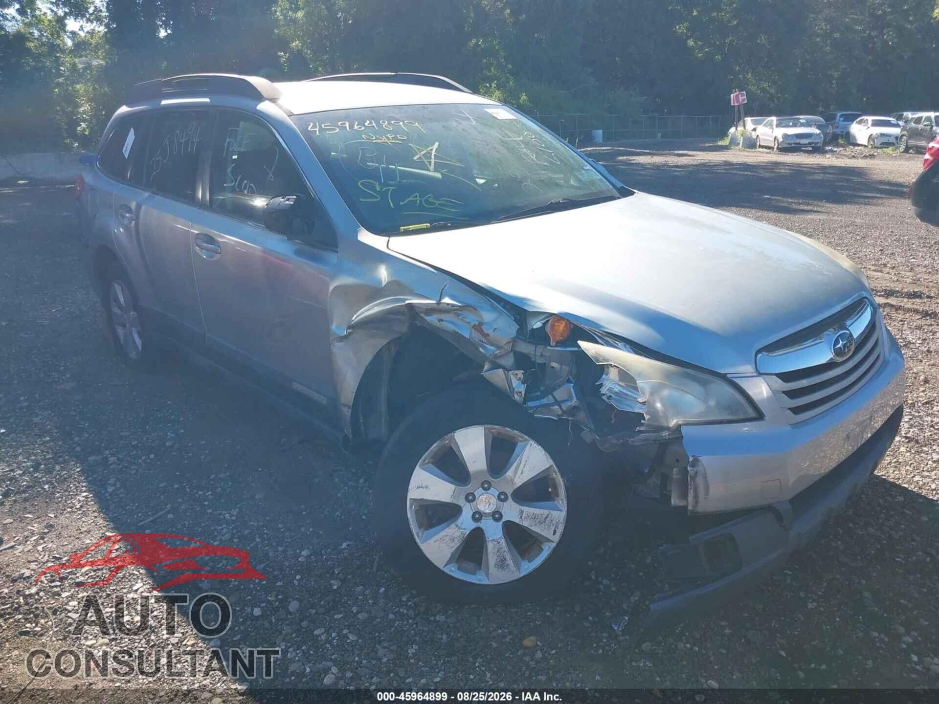 SUBARU OUTBACK 2012 - 4S4BRBCC6C3303590
