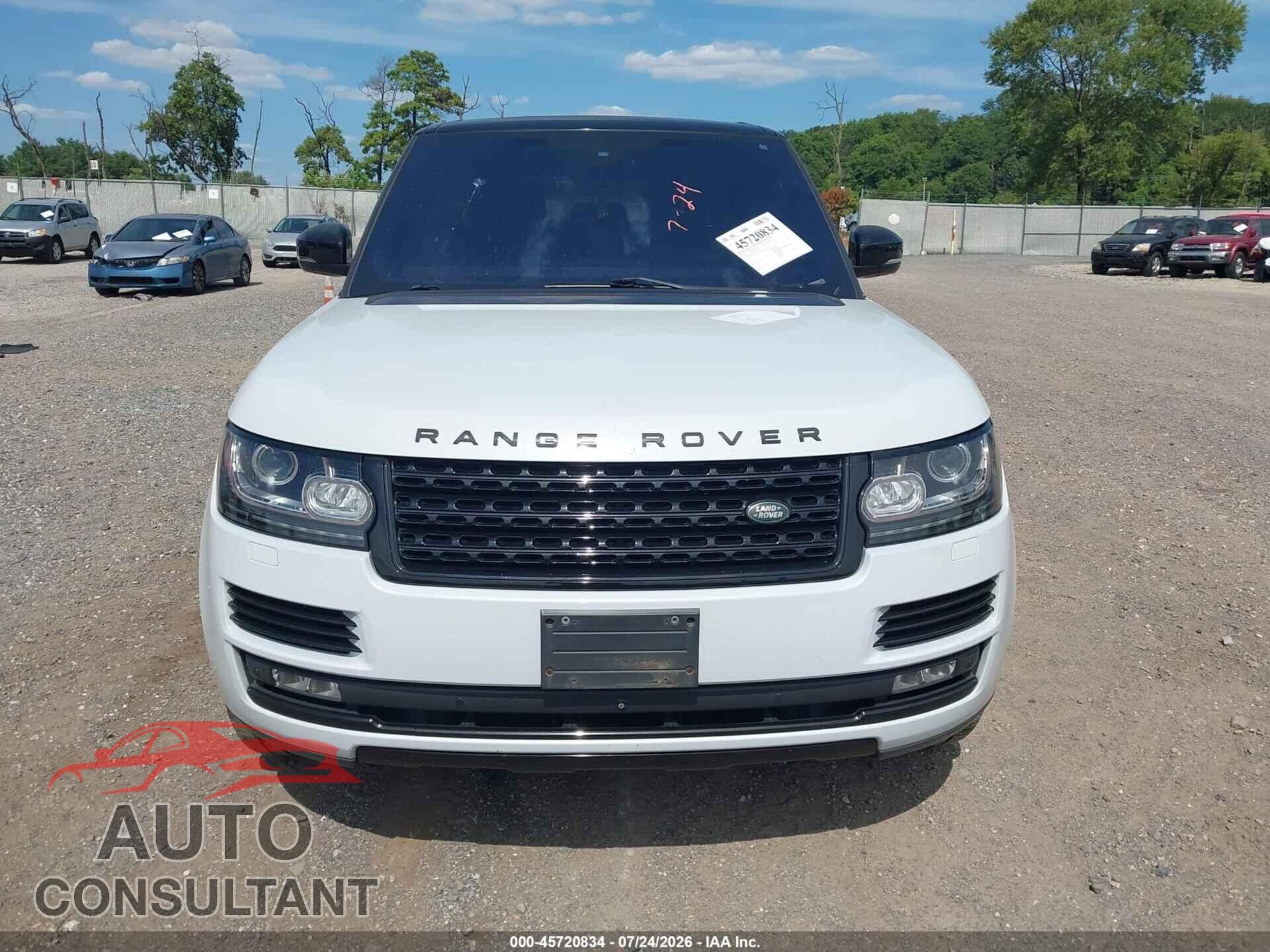LAND ROVER RANGE ROVER 2016 - SALGS2KF9GA259248