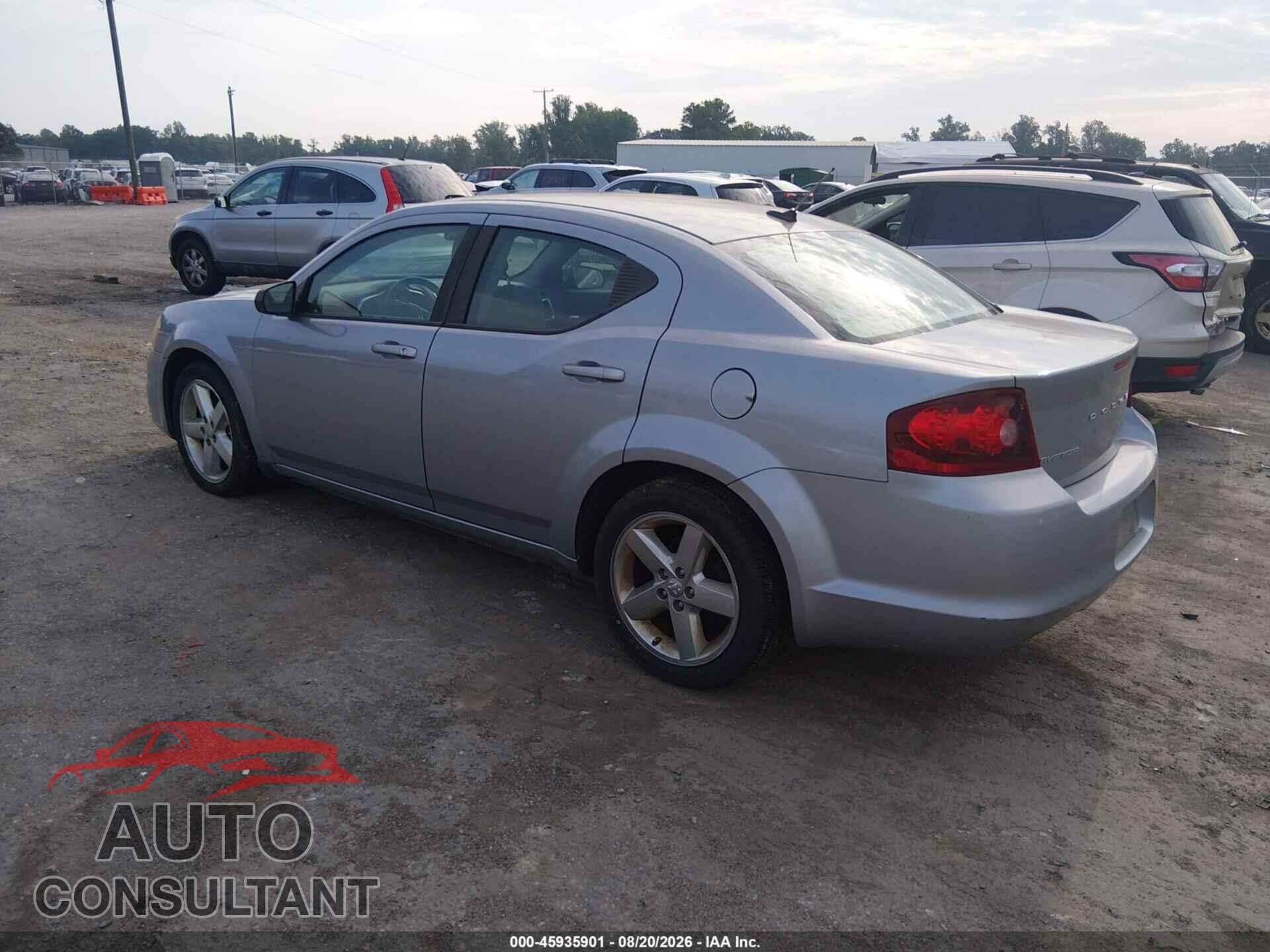 DODGE AVENGER 2013 - 1C3CDZAB1DN742359