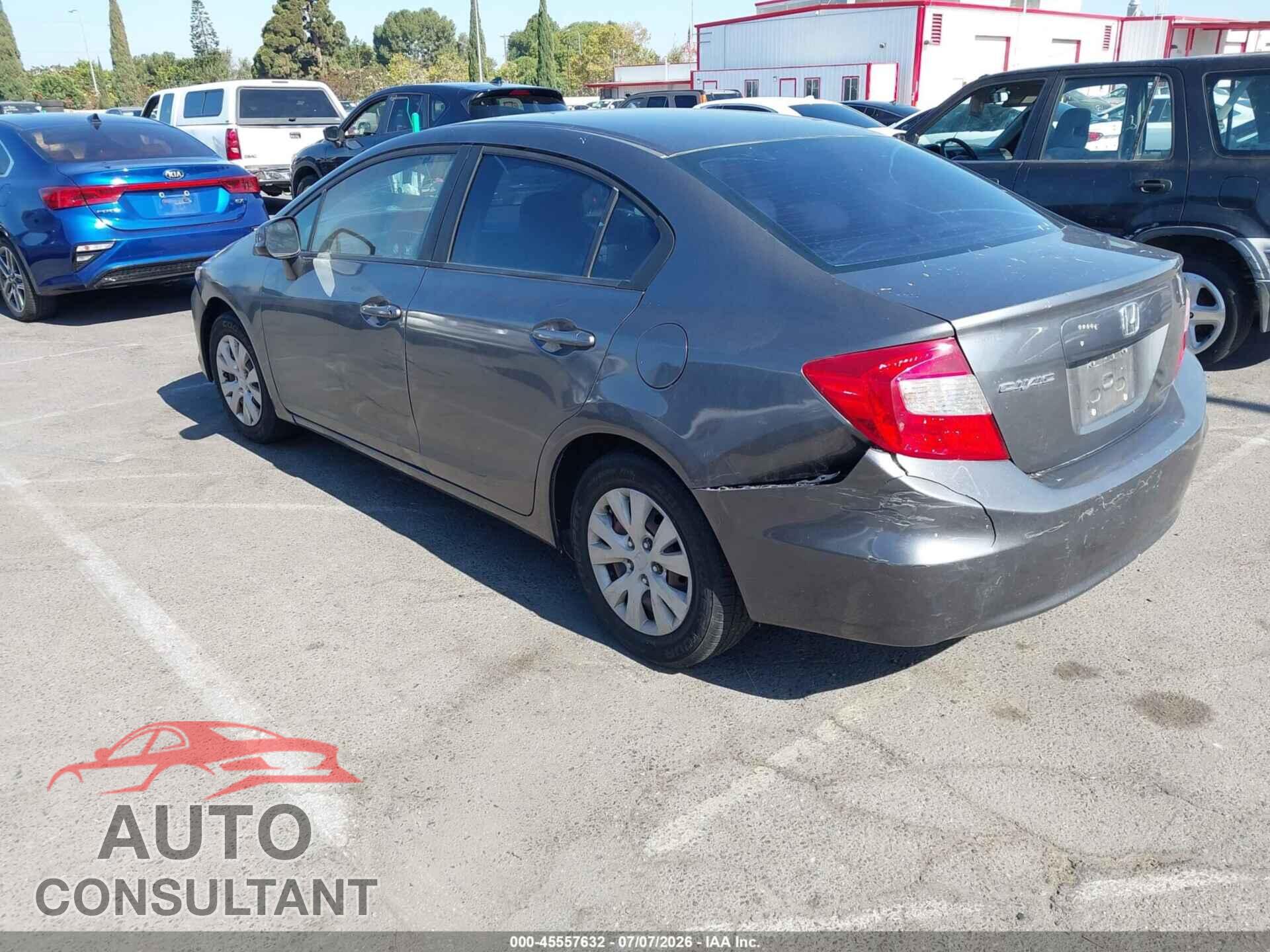 HONDA CIVIC 2012 - 19XFB2F51CE379637