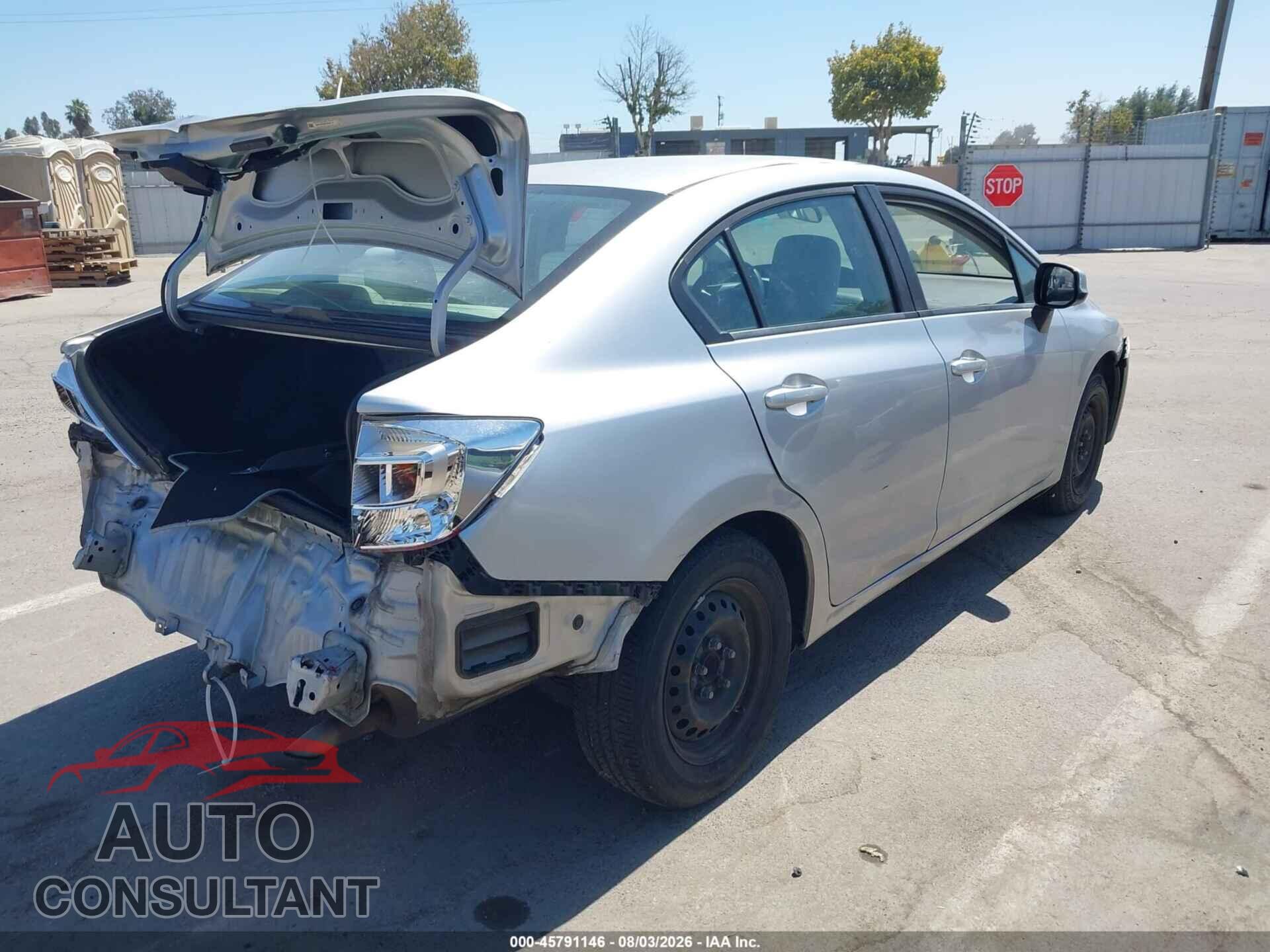 HONDA CIVIC 2012 - 19XFB2F50CE348119