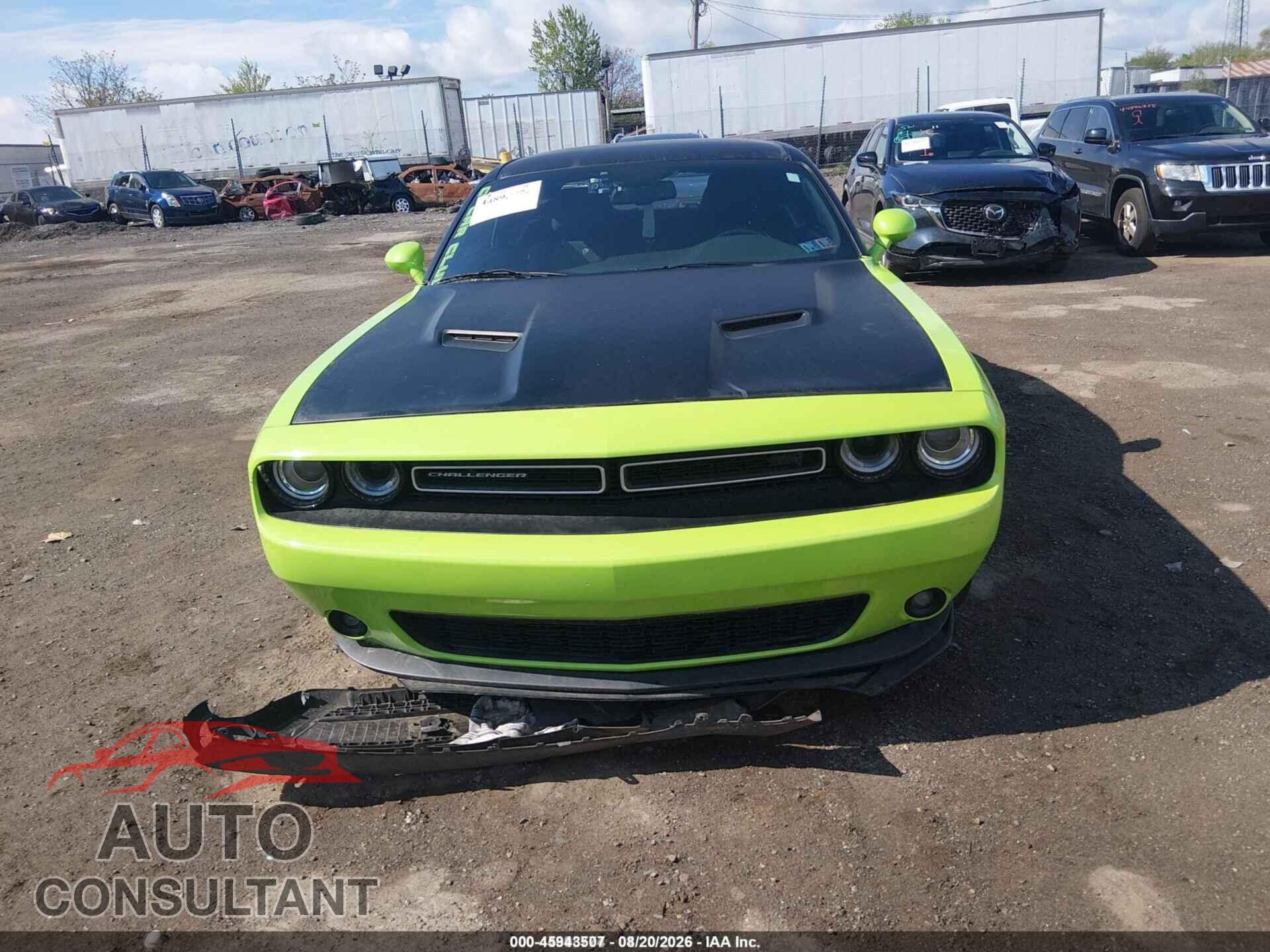 DODGE CHALLENGER 2019 - 2C3CDZAG2KH634608