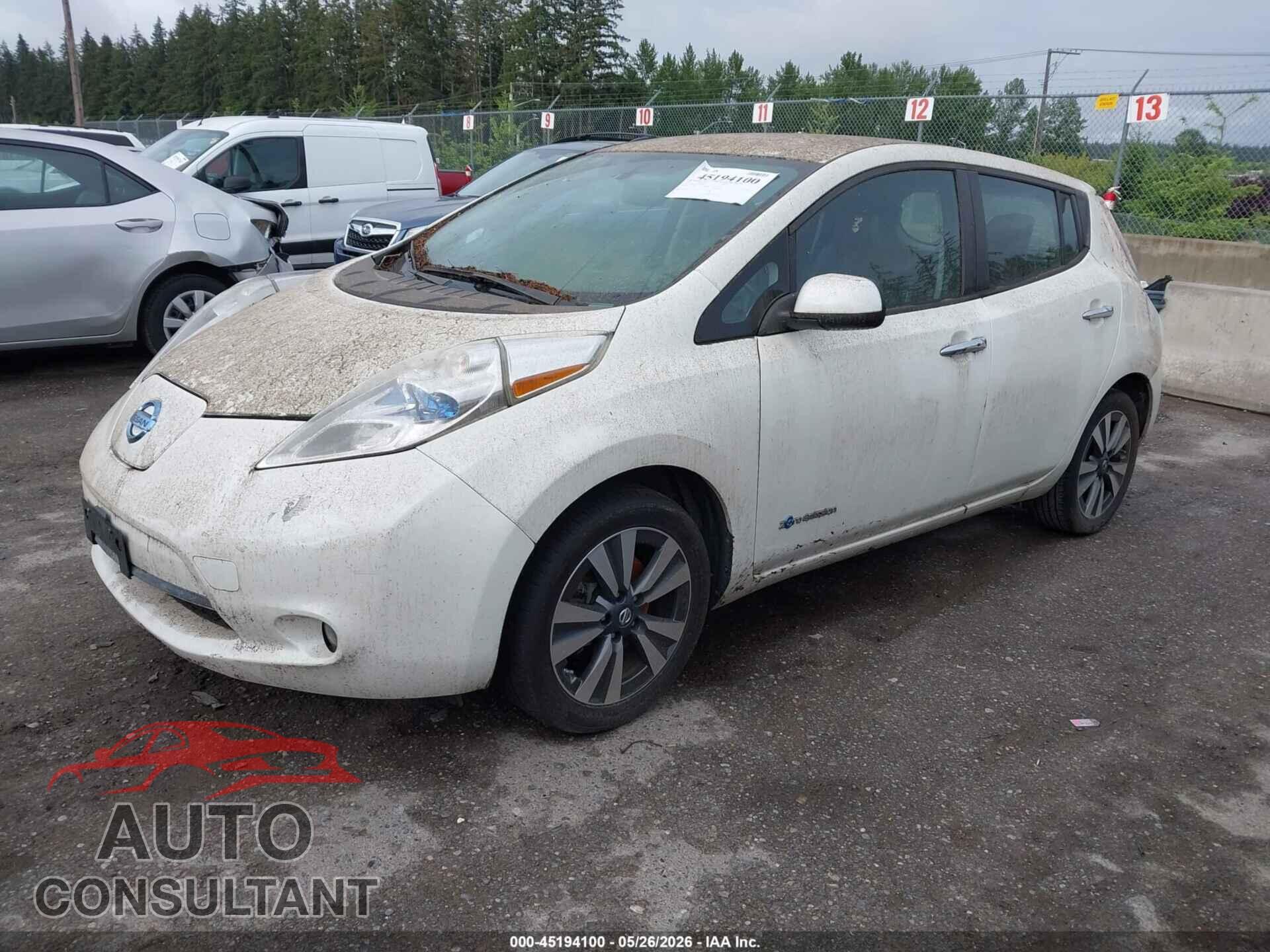NISSAN LEAF 2016 - 1N4BZ0CP4GC307662