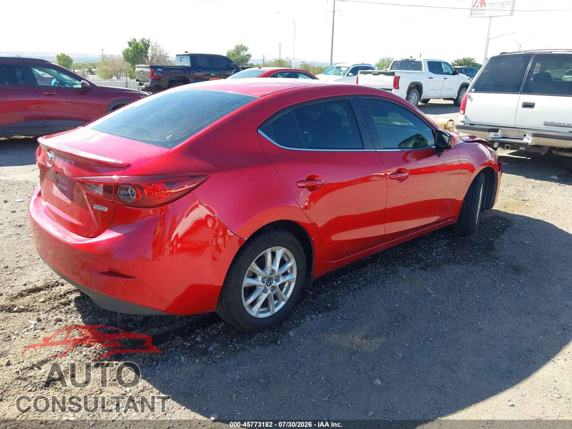 MAZDA MAZDA3 2014 - JM1BM1V79E1116159