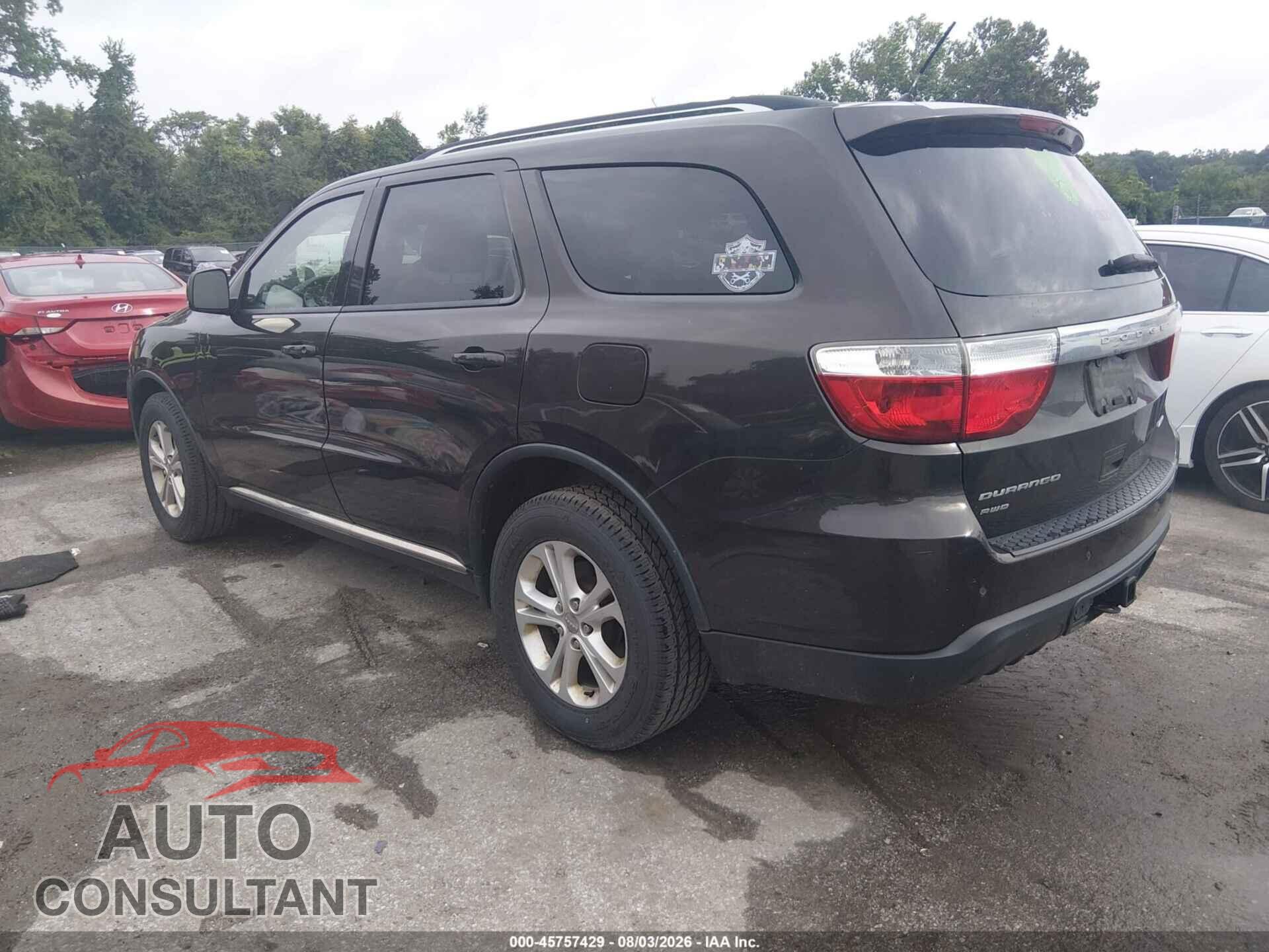 DODGE DURANGO 2012 - 1C4RDJDG5CC197923