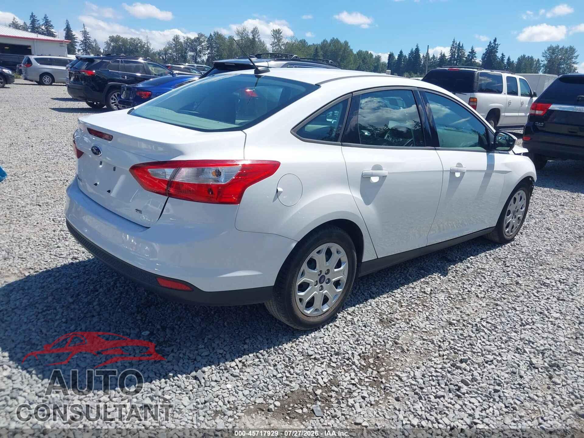 FORD FOCUS 2012 - 1FAHP3F22CL424409