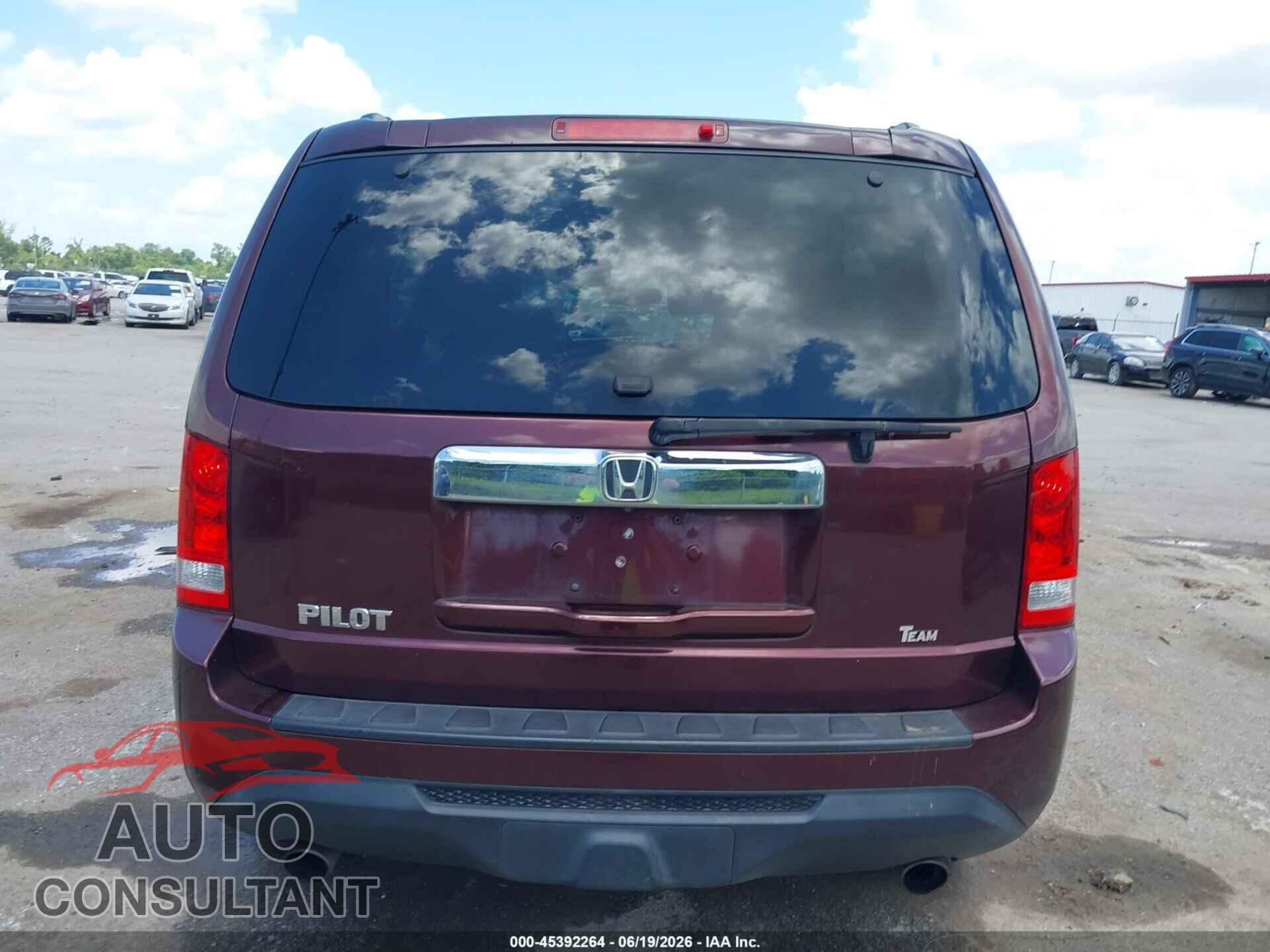 HONDA PILOT 2012 - 5FNYF3H55CB038025