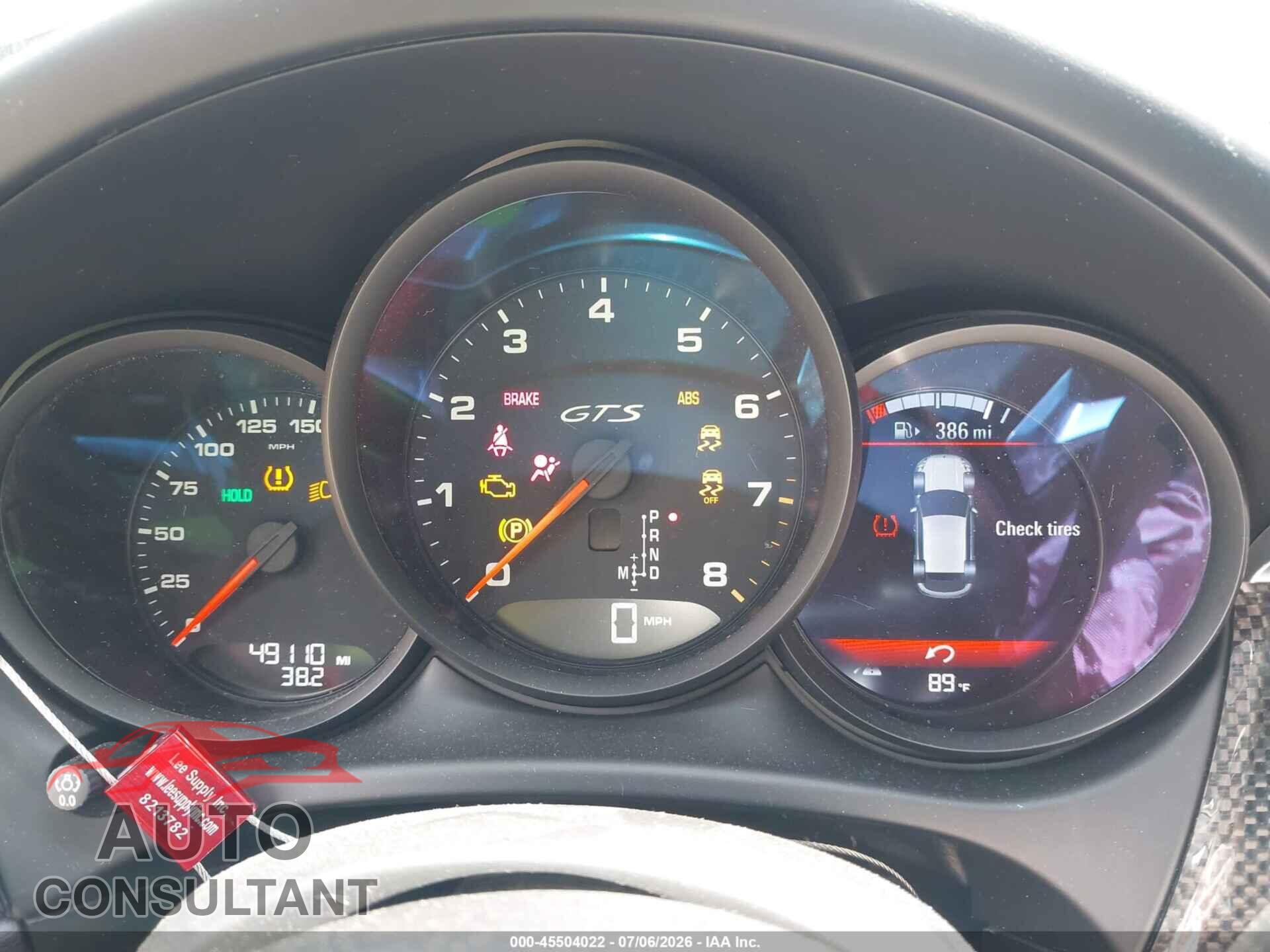 PORSCHE MACAN 2017 - WP1AG2A57HLB54994