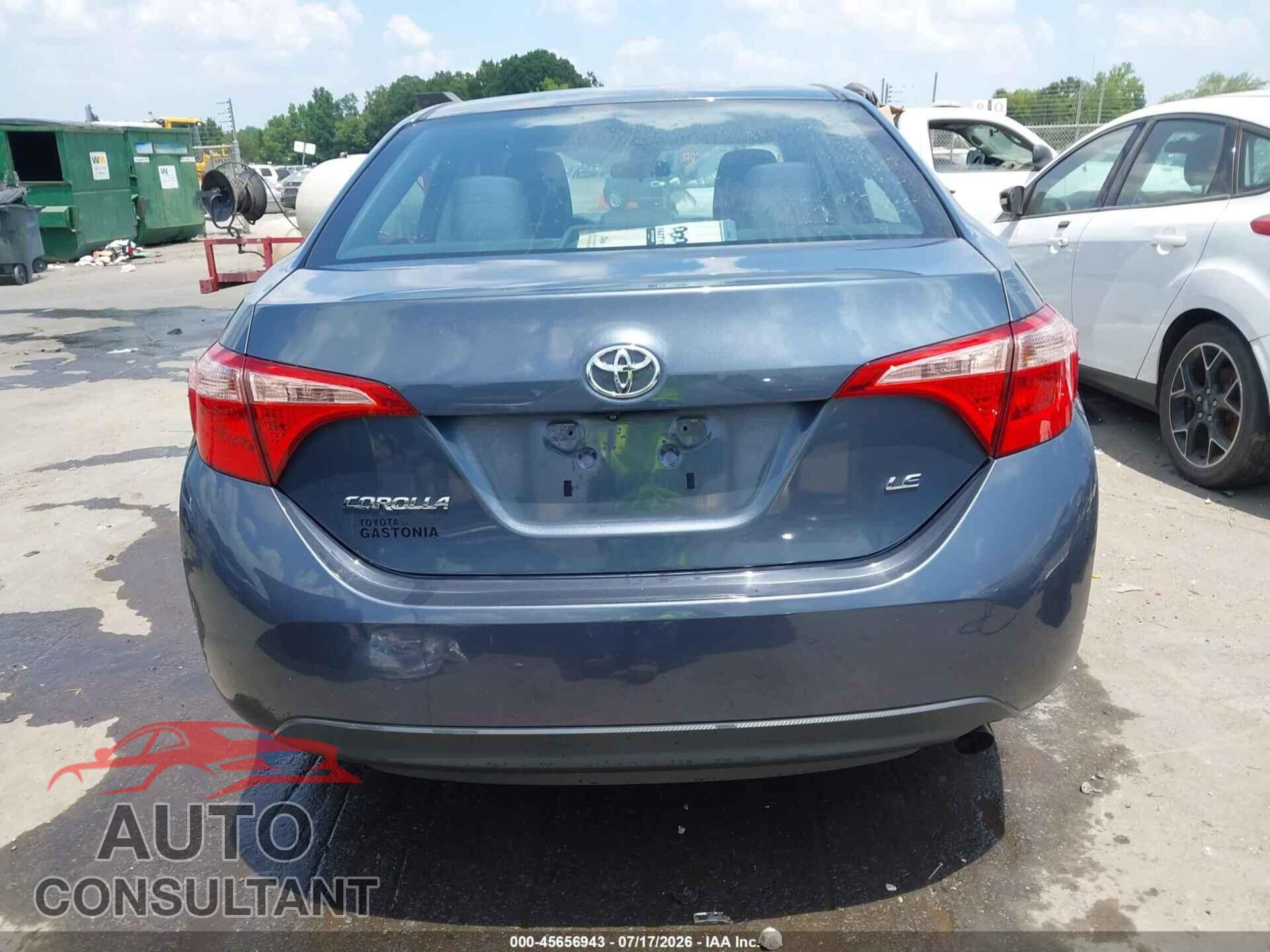 TOYOTA COROLLA 2018 - 5YFBURHE5JP791103
