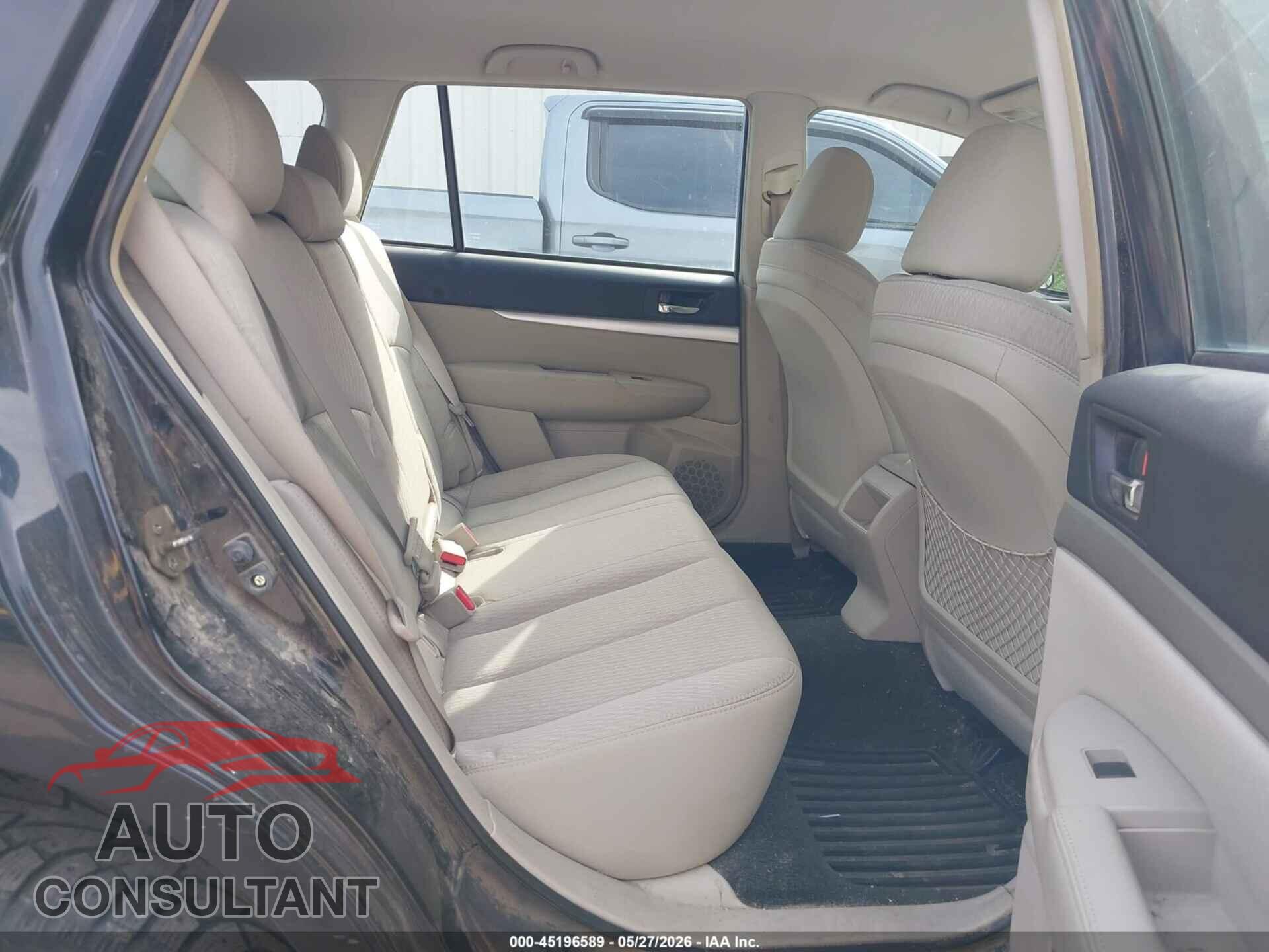SUBARU OUTBACK 2012 - 4S4BRBAC9C3282575