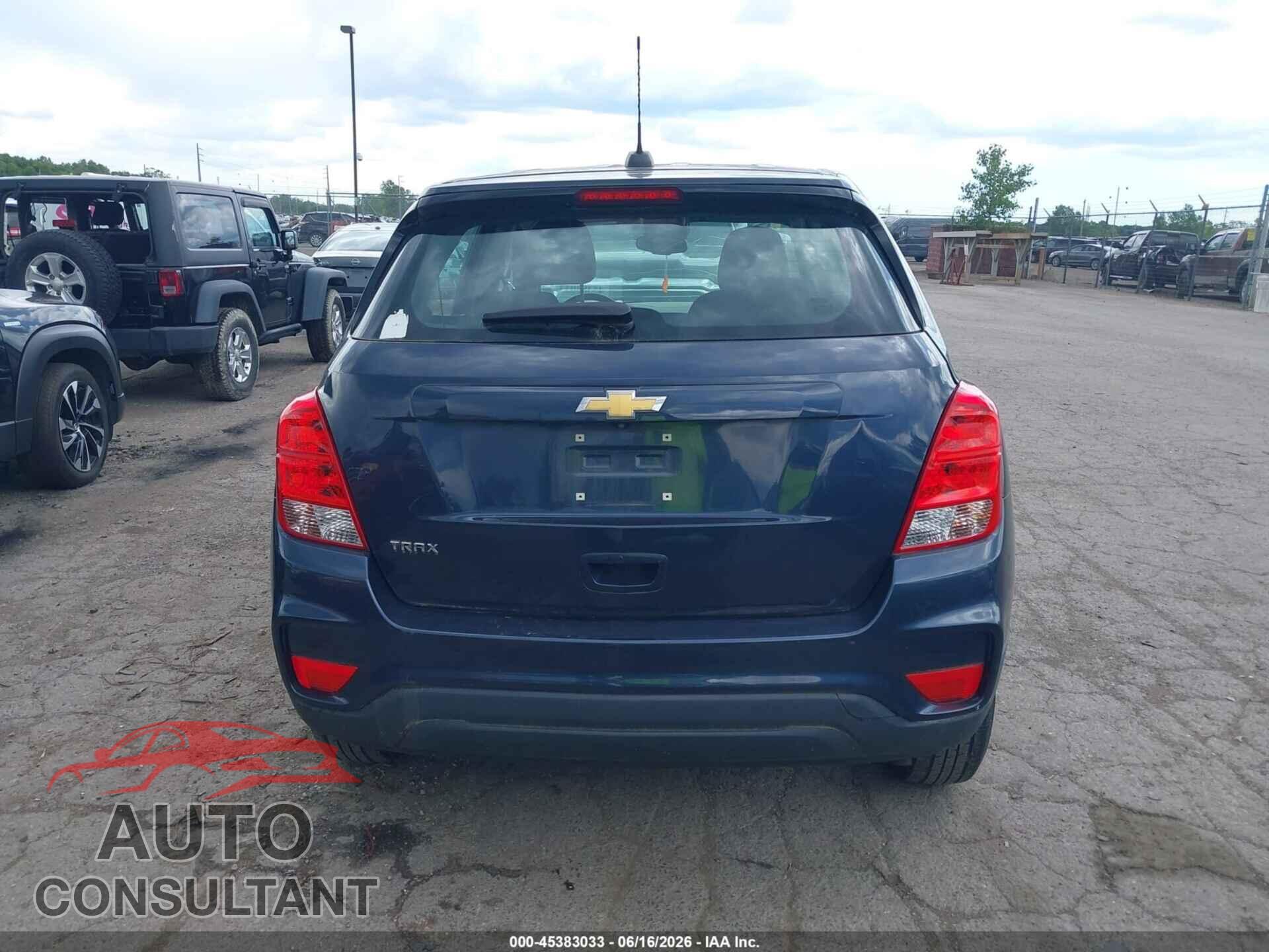 CHEVROLET TRAX 2019 - 3GNCJKSB3KL323234