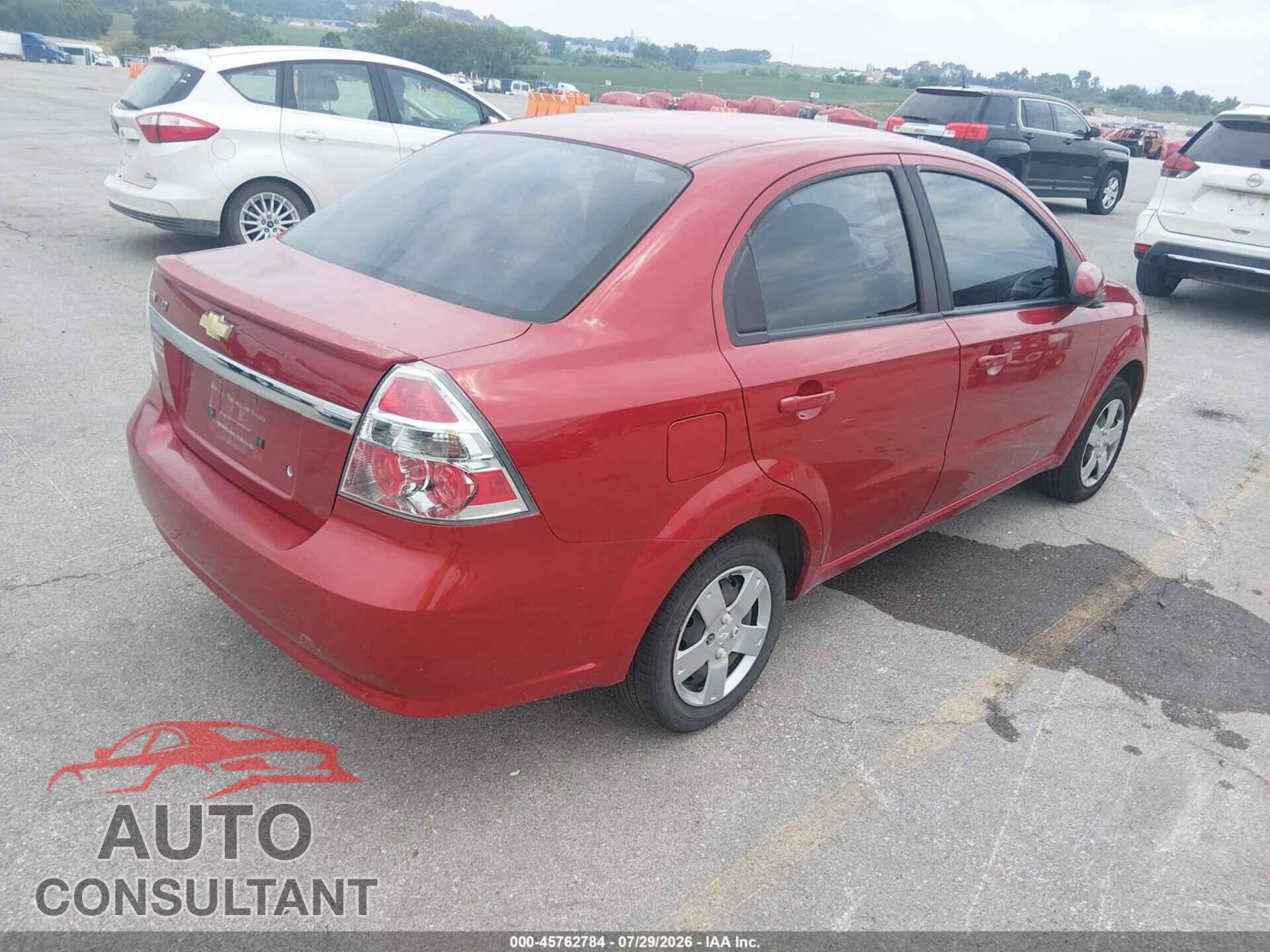 CHEVROLET AVEO 2011 - KL1TD5DE9BB136954