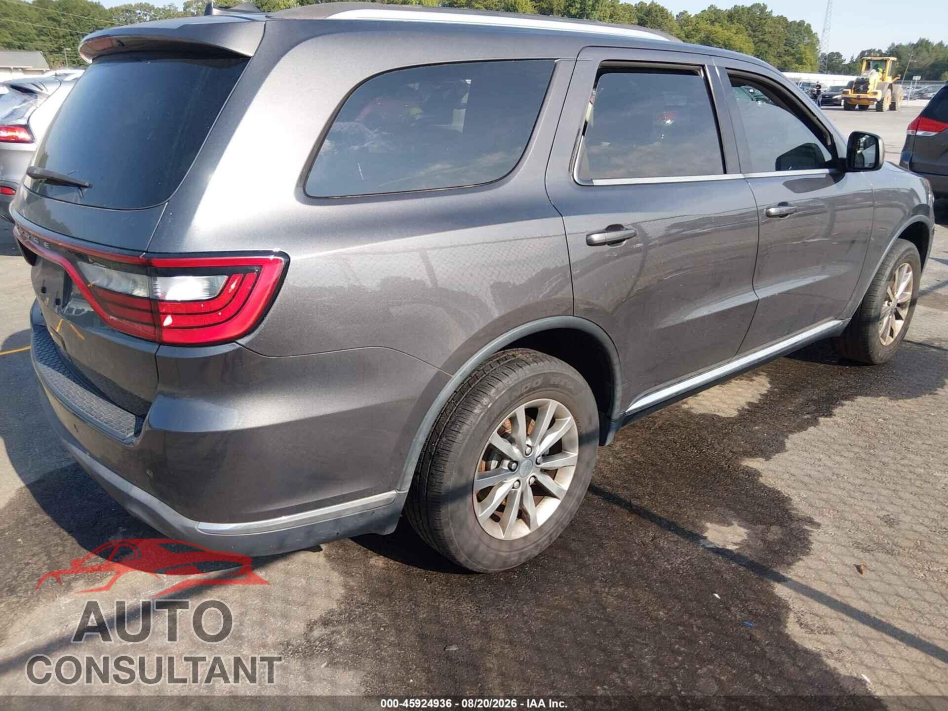 DODGE DURANGO 2017 - 1C4RDJAG7HC850845