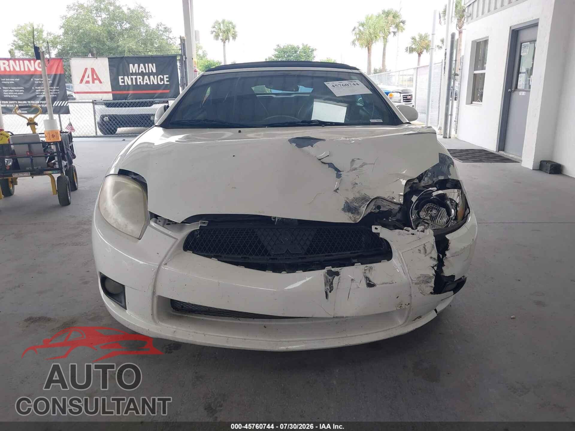 MITSUBISHI ECLIPSE SPYDER 2009 - 4A3AL25F19E025698