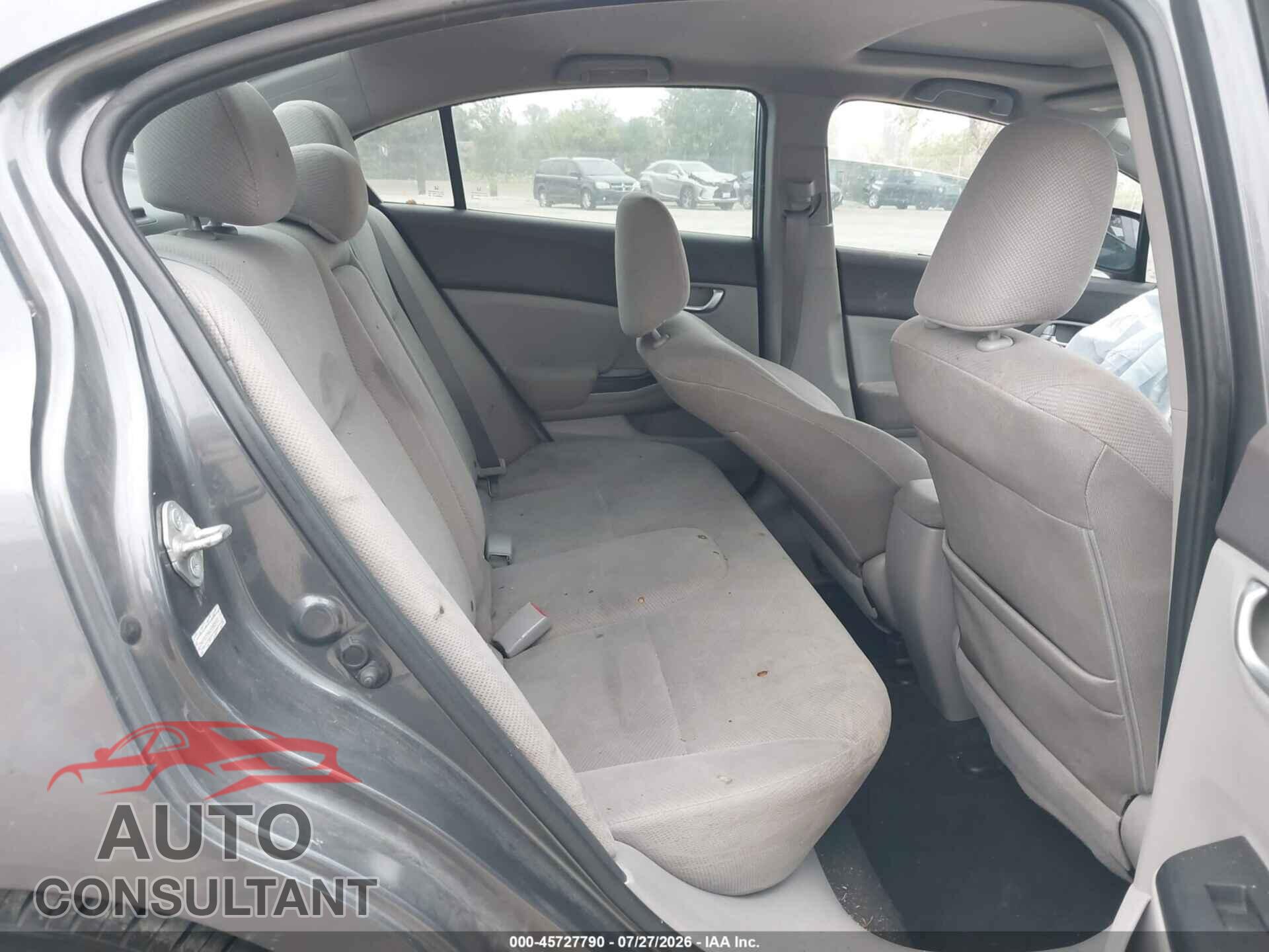 HONDA CIVIC 2012 - 2HGFB2F86CH543903