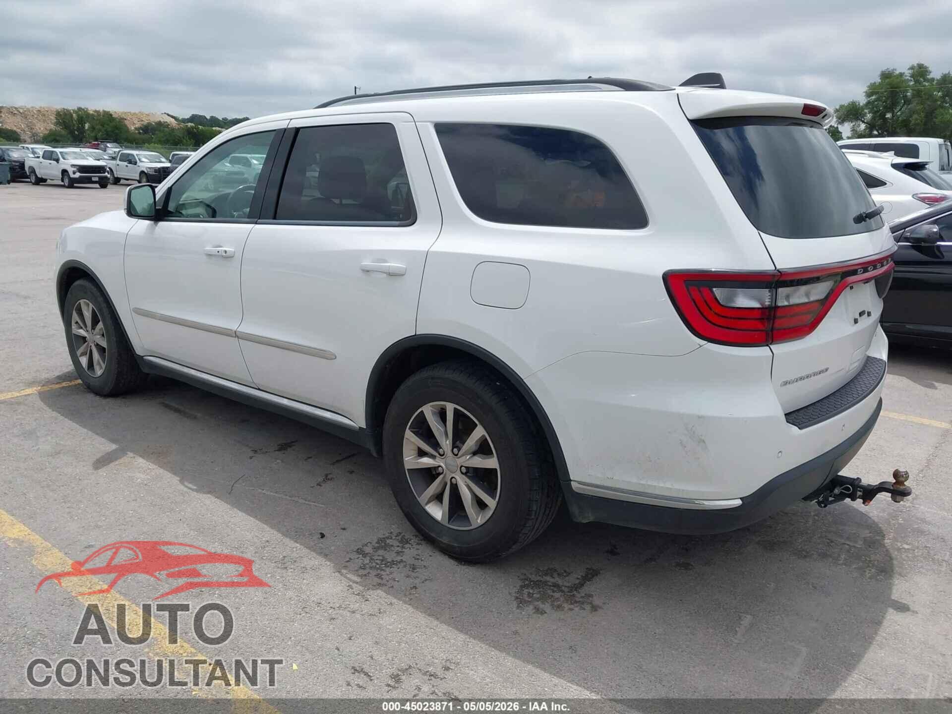 DODGE DURANGO 2016 - 1C4RDHDG0GC336516