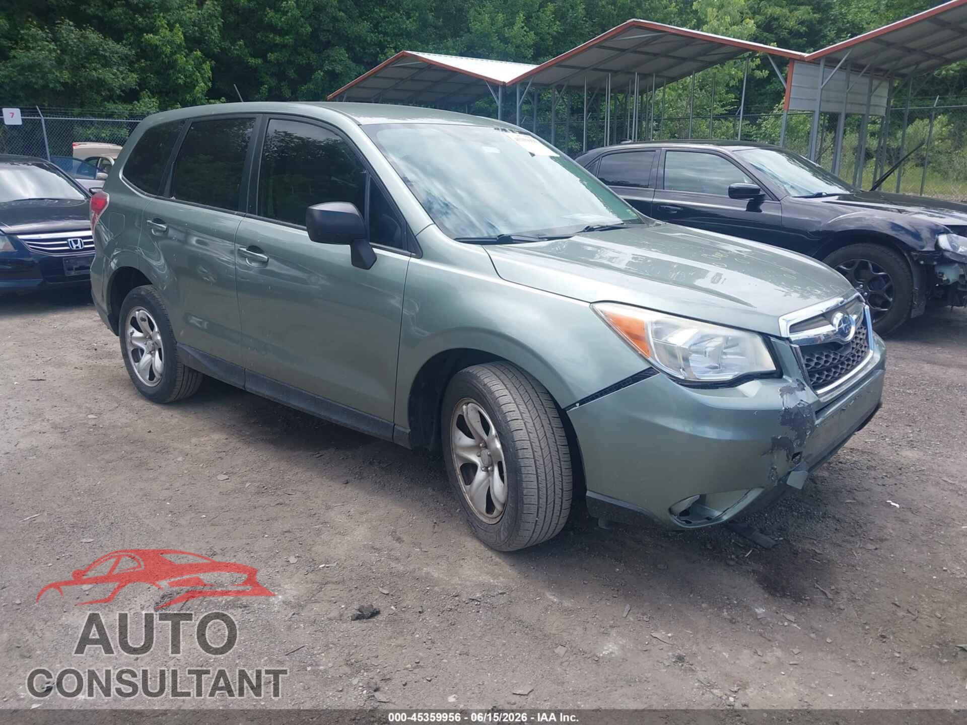 SUBARU FORESTER 2014 - JF2SJAAC4EH408855