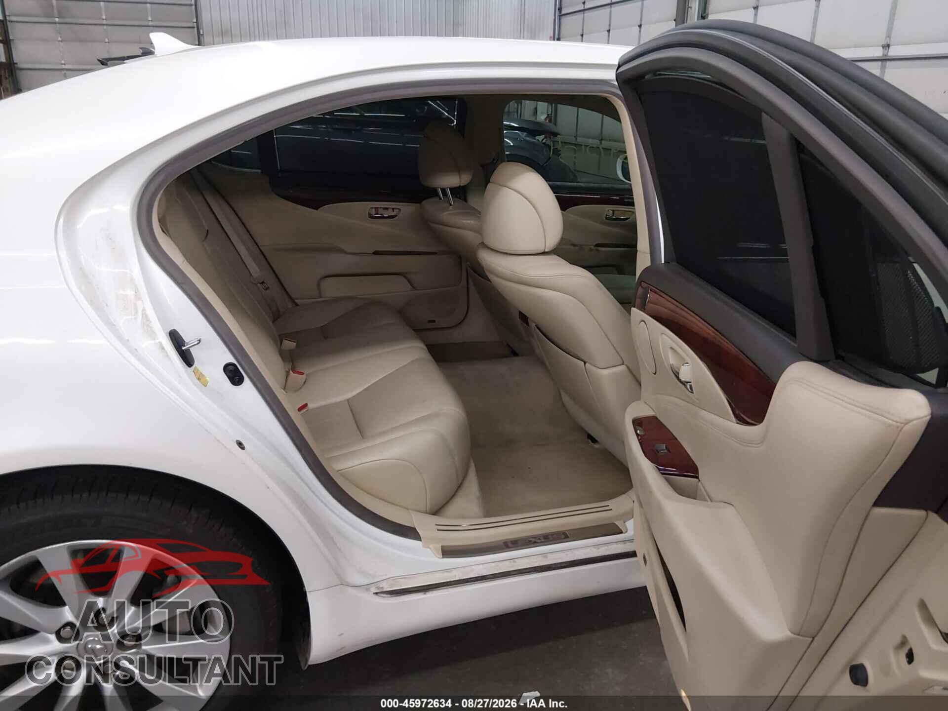 LEXUS LS 460 2011 - JTHDL5EF1B5003013