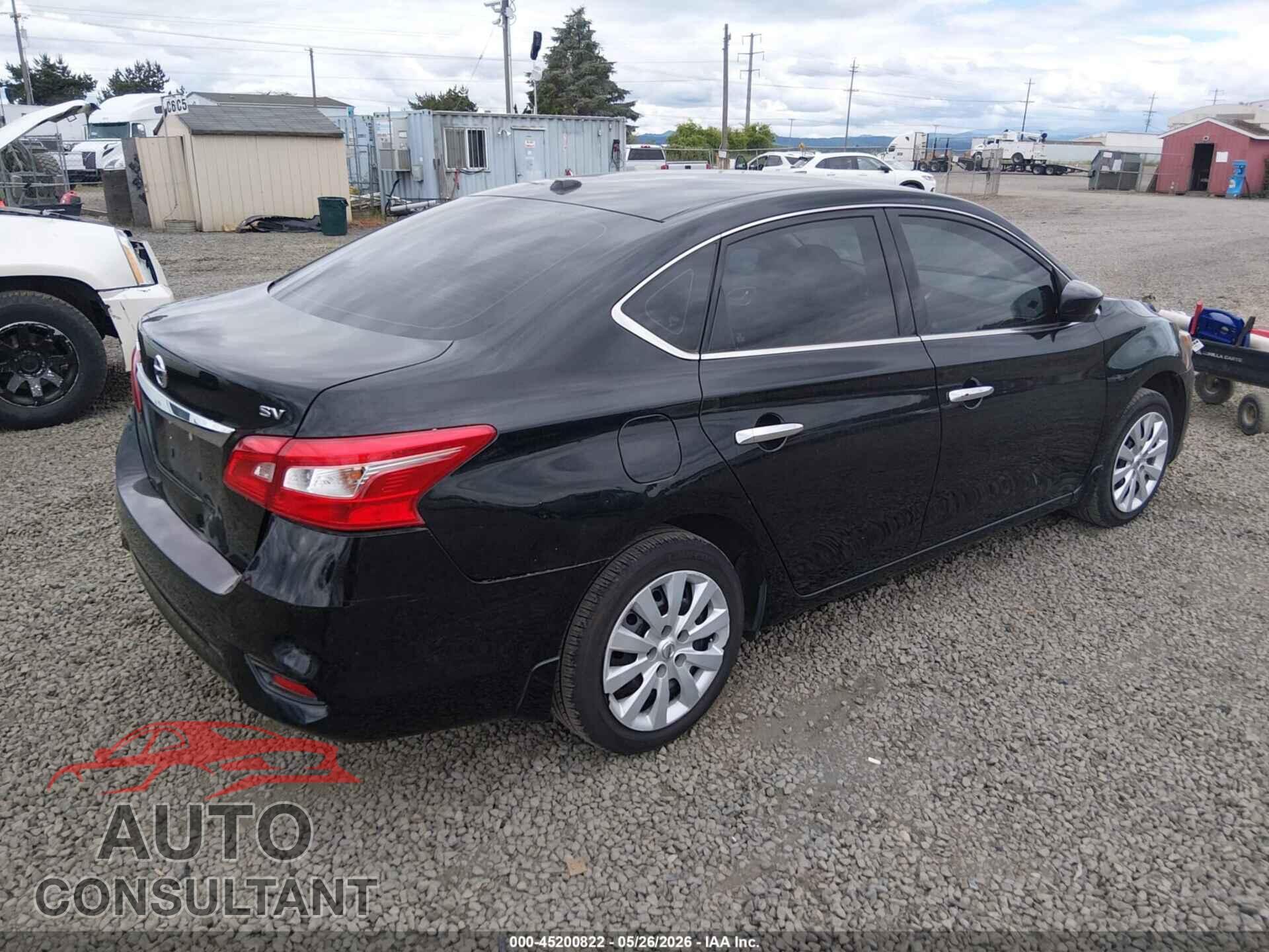 NISSAN SENTRA 2017 - 3N1AB7AP1HL660973