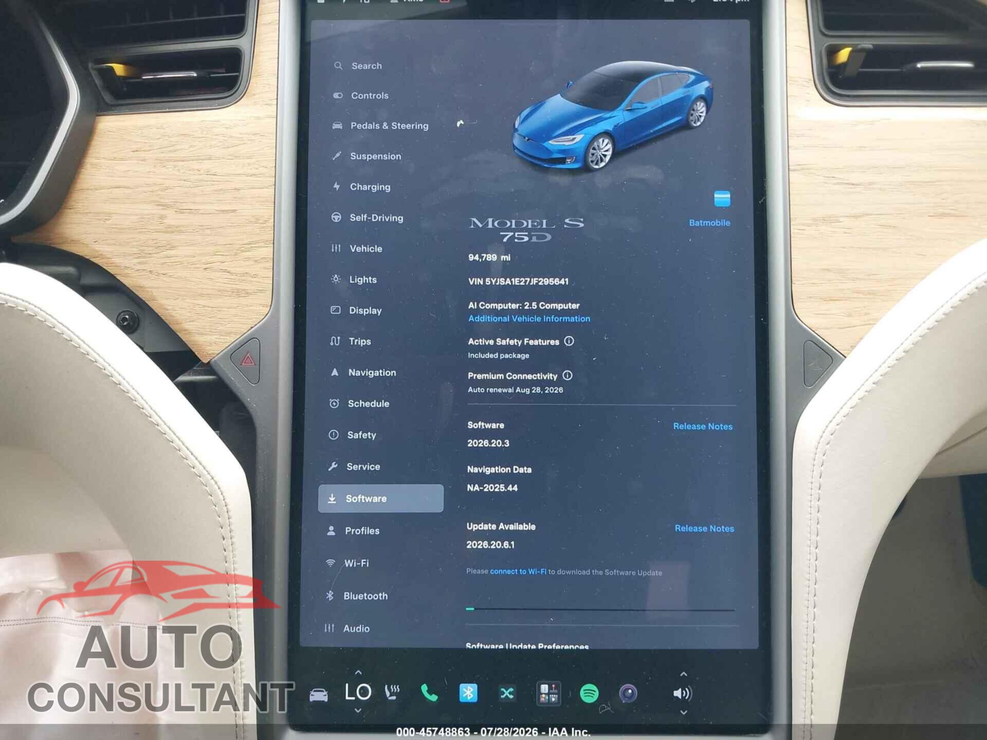 TESLA MODEL S 2018 - 5YJSA1E27JF295641