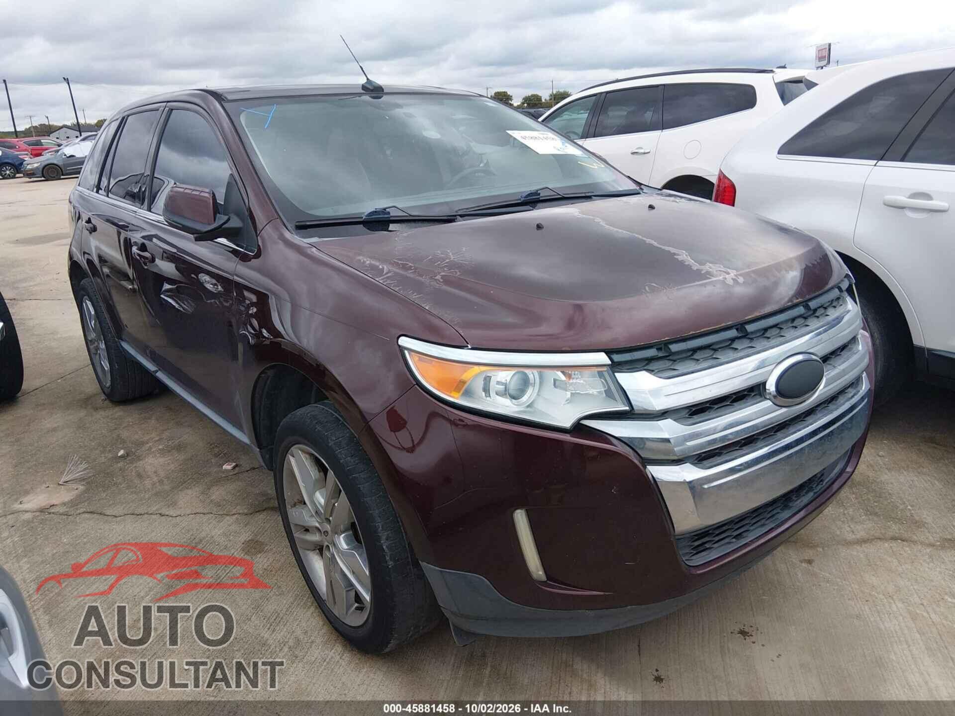 FORD EDGE 2012 - 2FMDK3KC8CBA26817