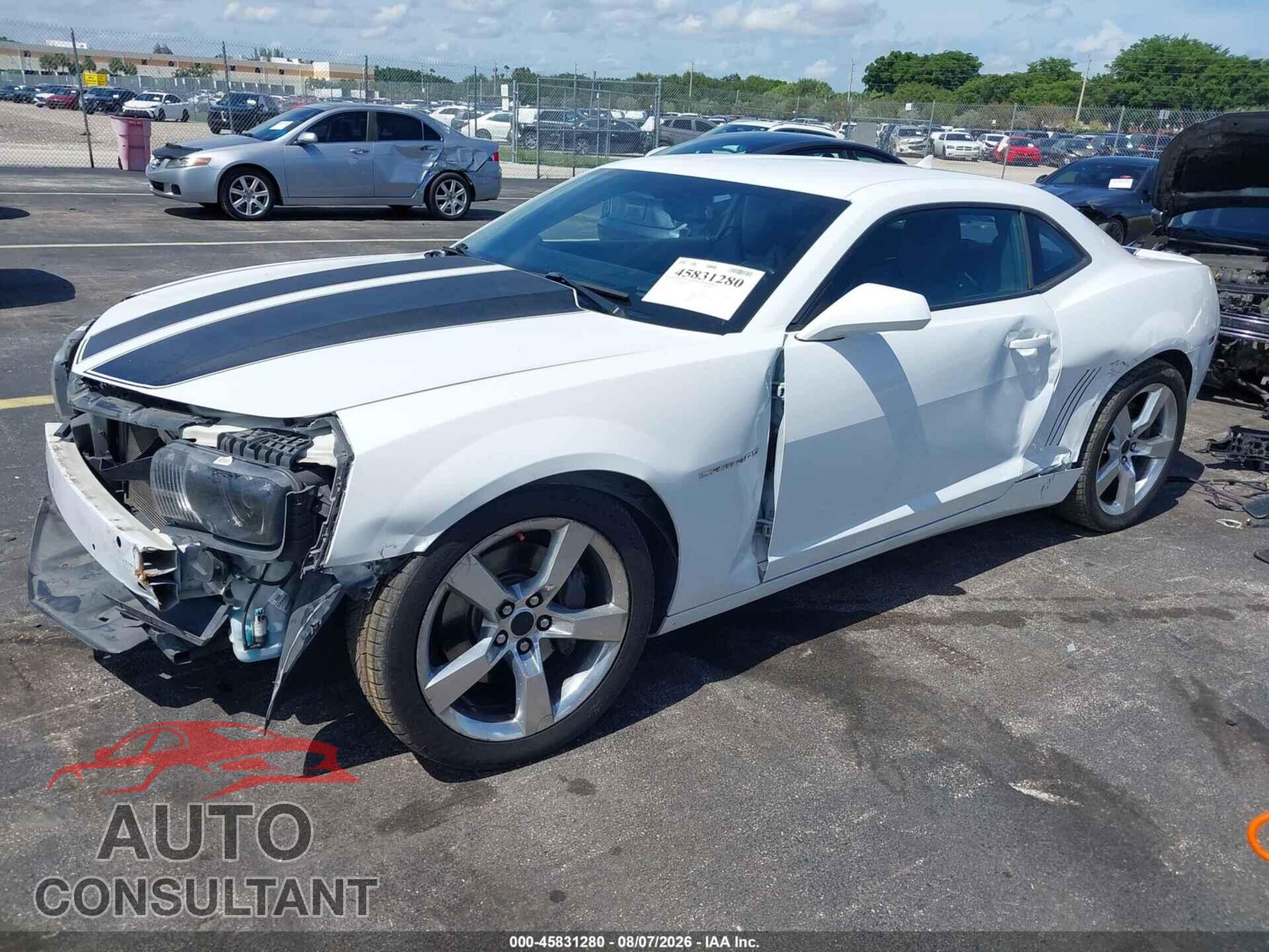 CHEVROLET CAMARO 2012 - 2G1FT1EW2C9206038