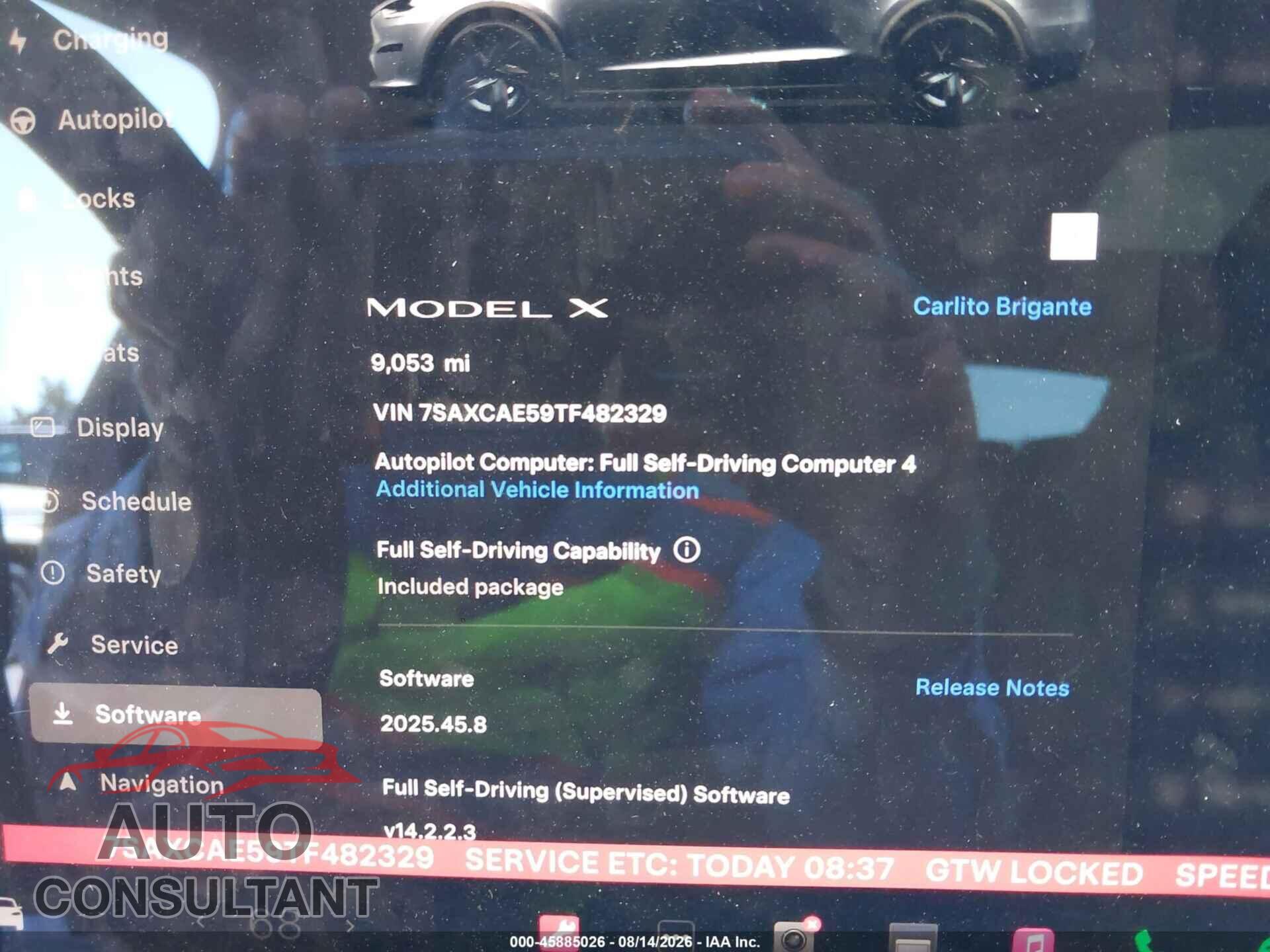TESLA MODEL X 2026 - 7SAXCAE59TF482329