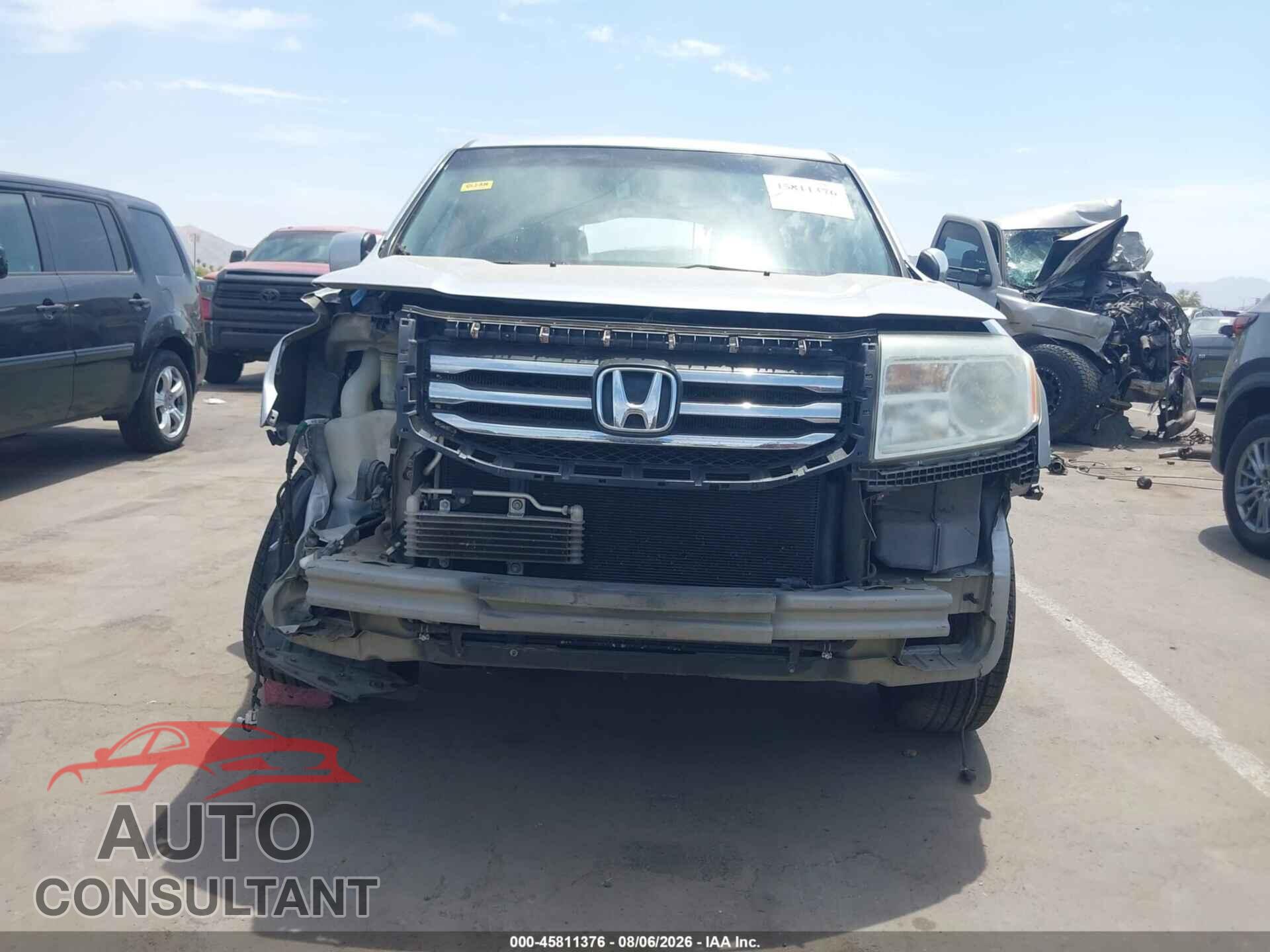 HONDA PILOT 2014 - 5FNYF4H55EB024148