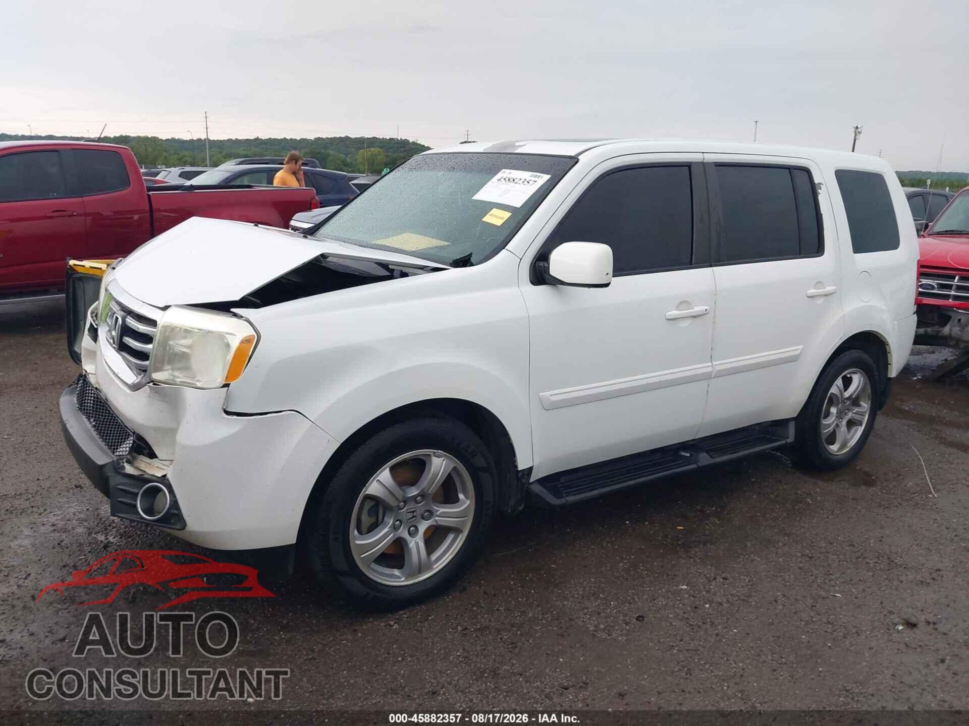 HONDA PILOT 2012 - 5FNYF4H63CB065013