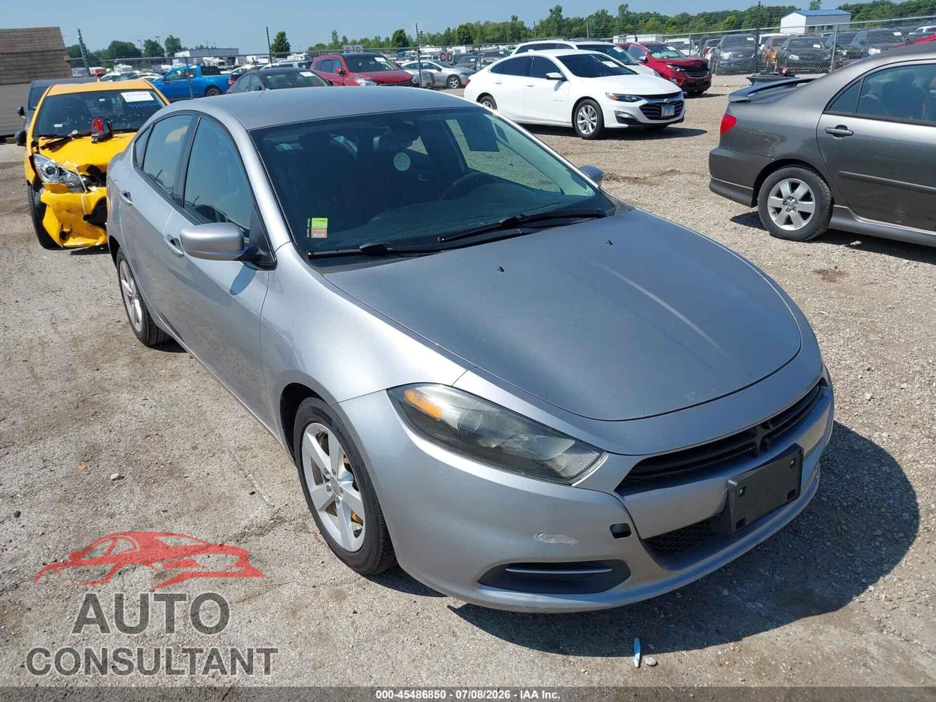 DODGE DART 2015 - 1C3CDFBB2FD344339
