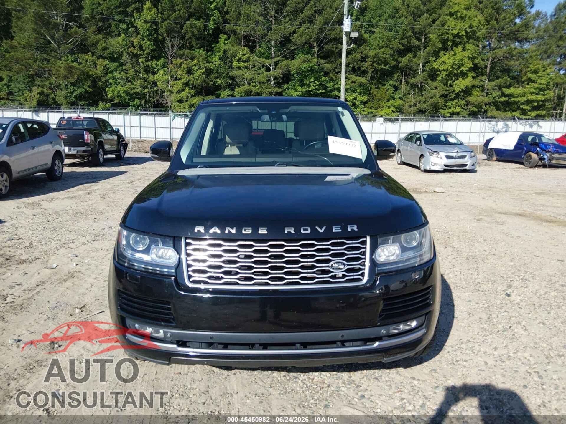 LAND ROVER RANGE ROVER 2015 - SALGS2VF6FA199469