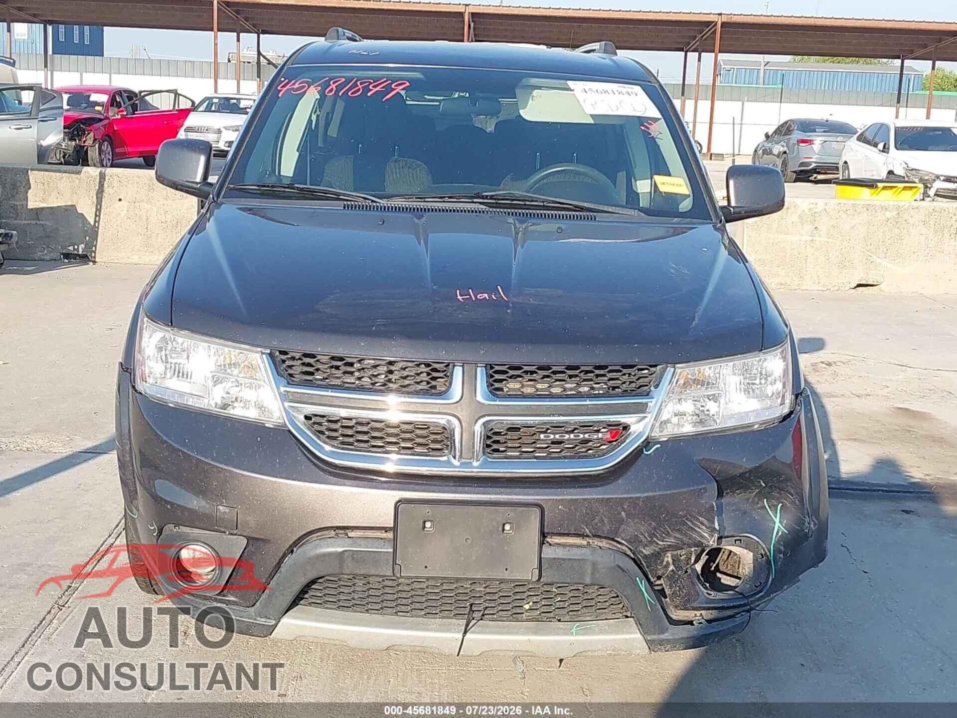 DODGE JOURNEY 2017 - 3C4PDCBG7HT589142