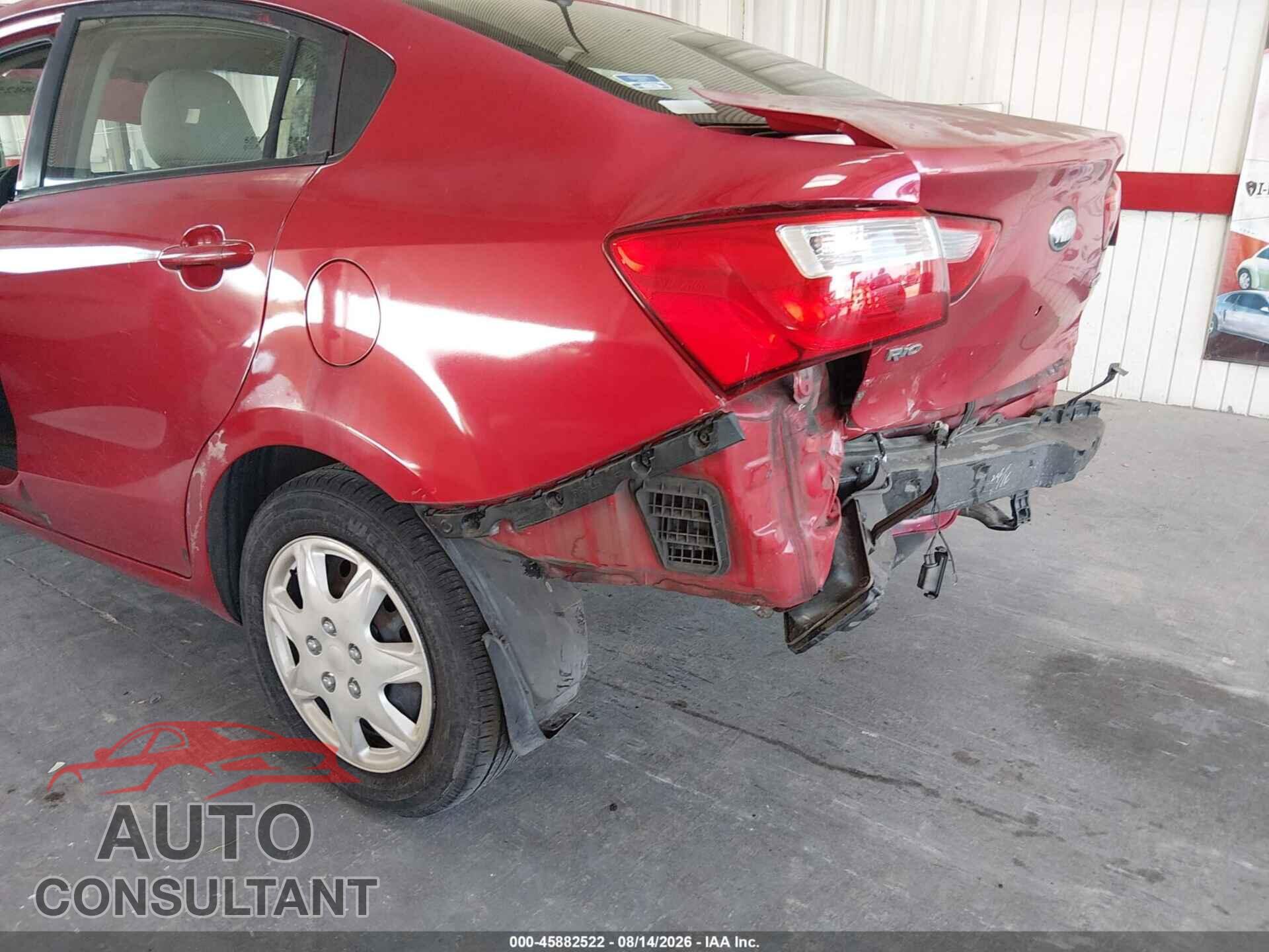 KIA RIO 2013 - KNADN4A33D6195708