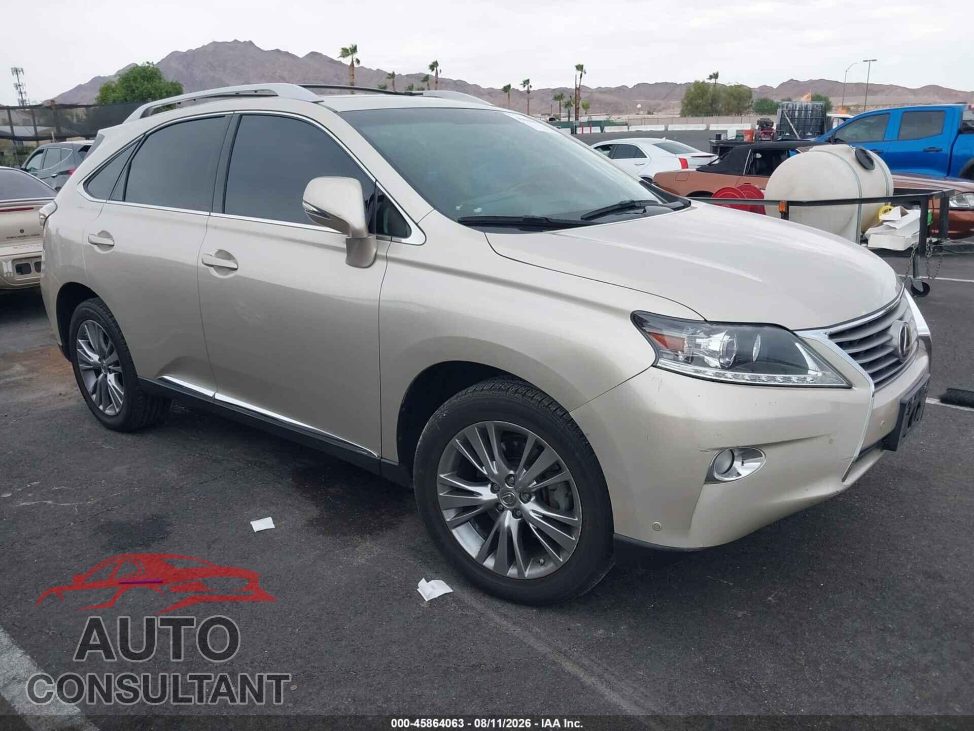 LEXUS RX 350 2013 - 2T2BK1BA5DC202001