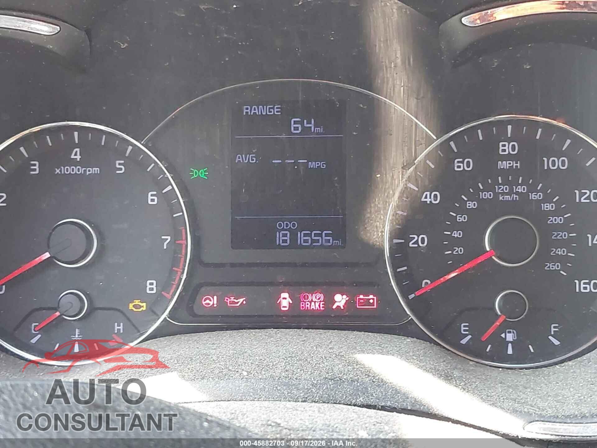 KIA FORTE 2014 - KNAFK4A60E5178125