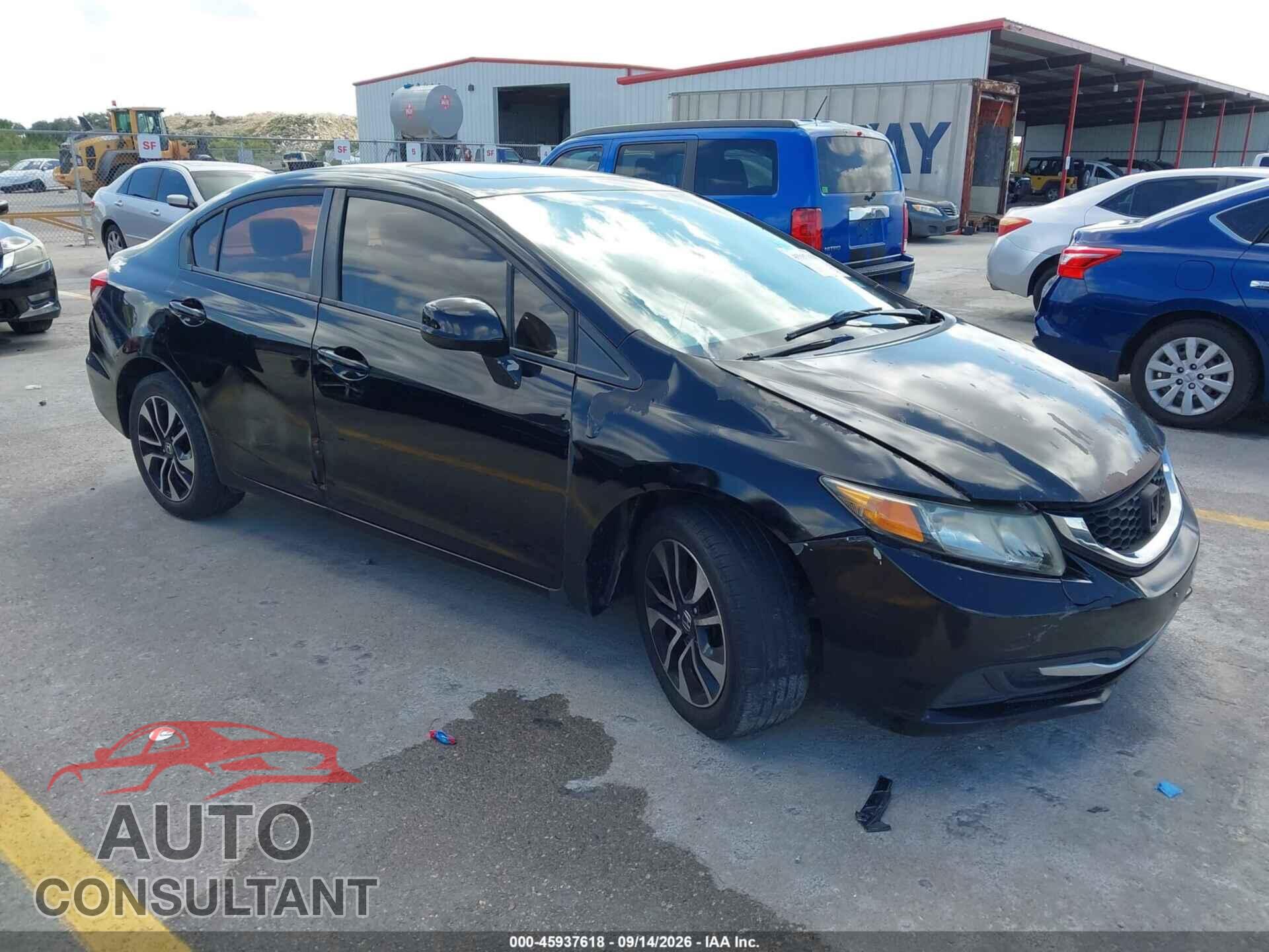 HONDA CIVIC 2013 - 19XFB2F82DE070027