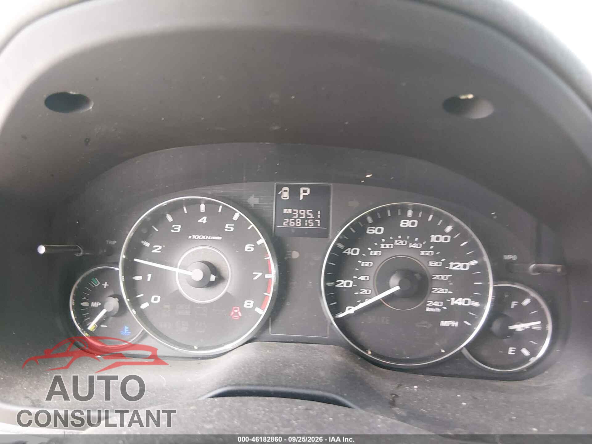 SUBARU OUTBACK 2011 - 4S4BRCCC5B3369102