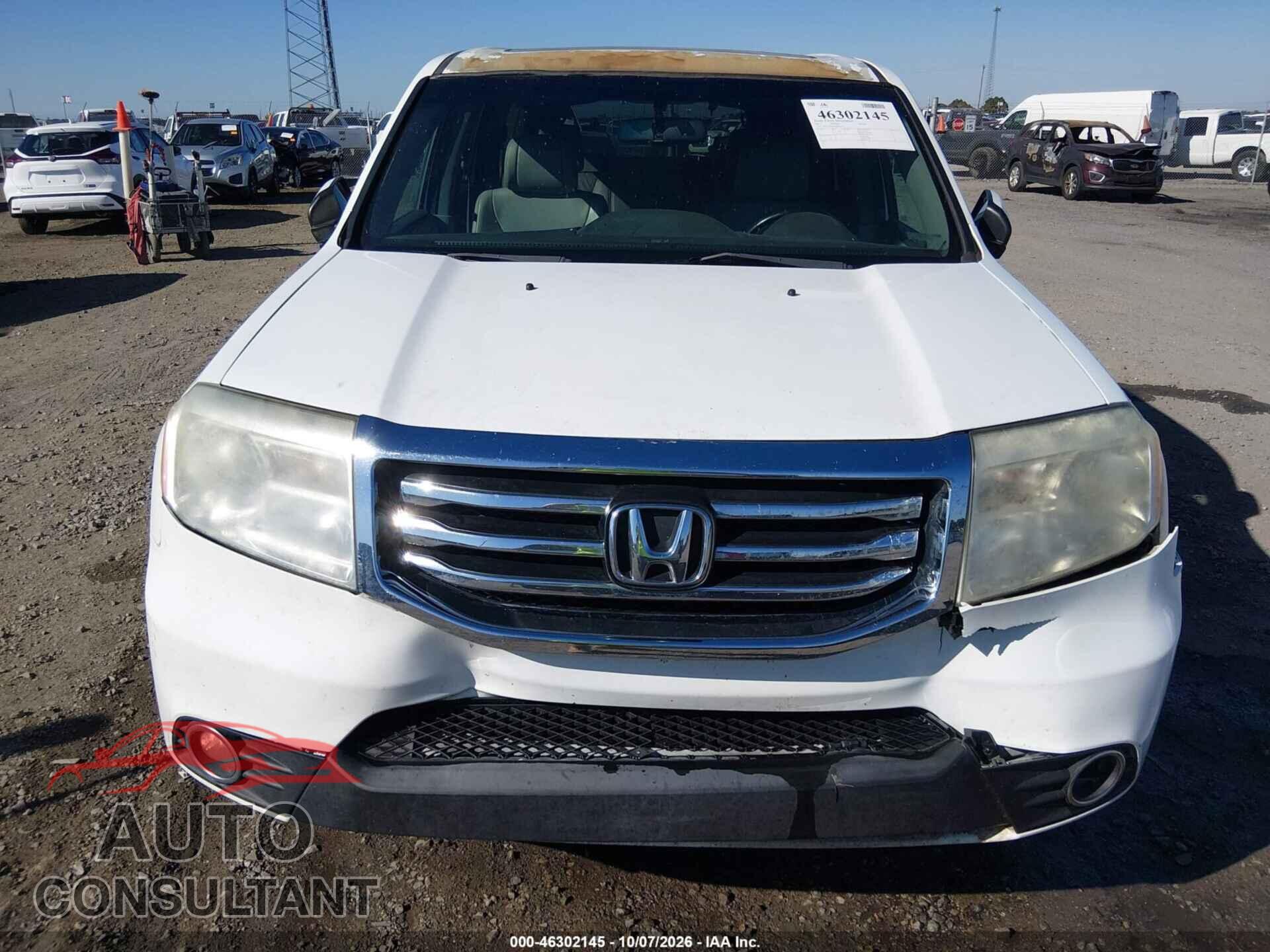 HONDA PILOT 2013 - 5FNYF3H69DB009430