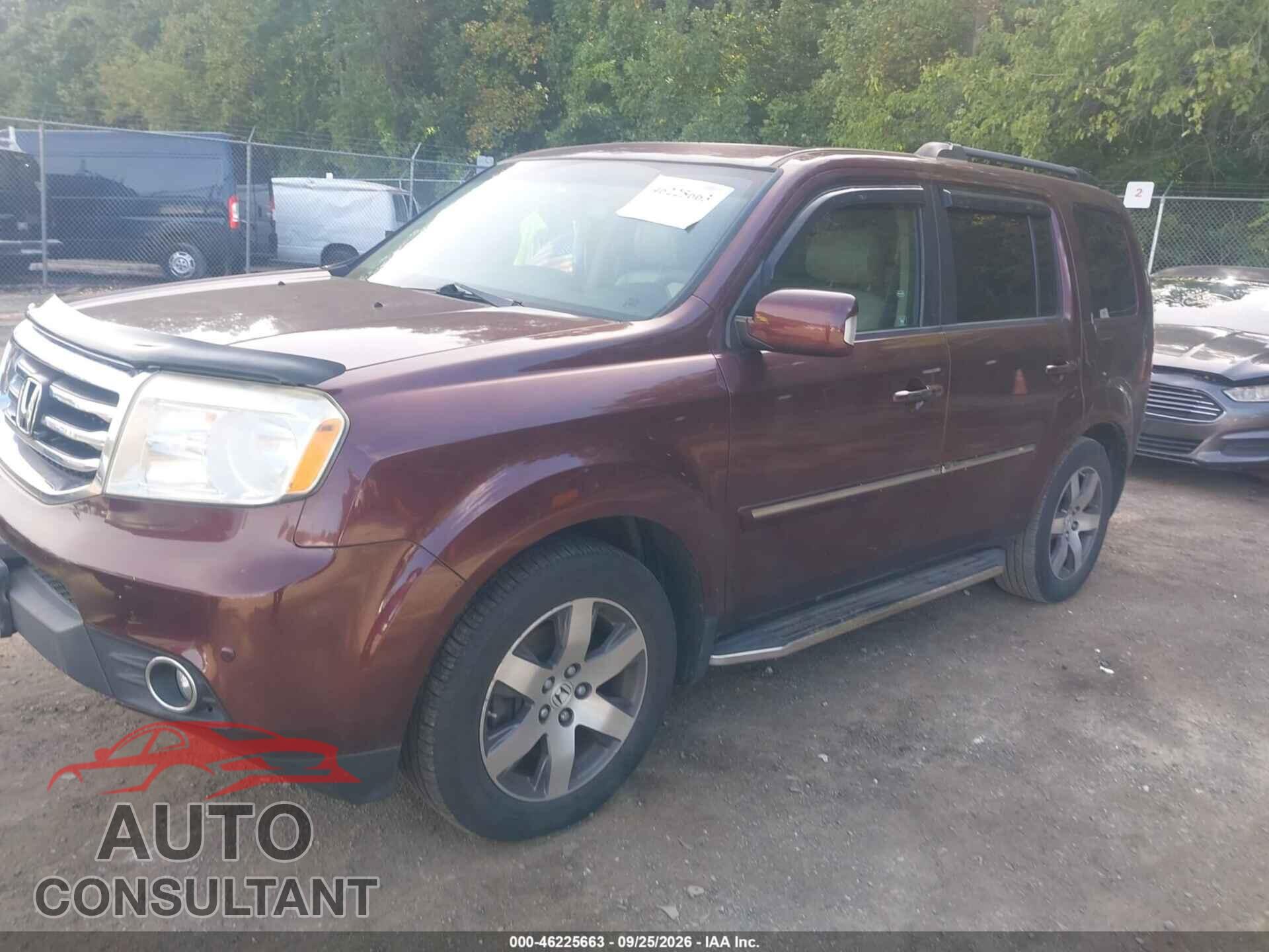 HONDA PILOT 2012 - 5FNYF4H98CB062828
