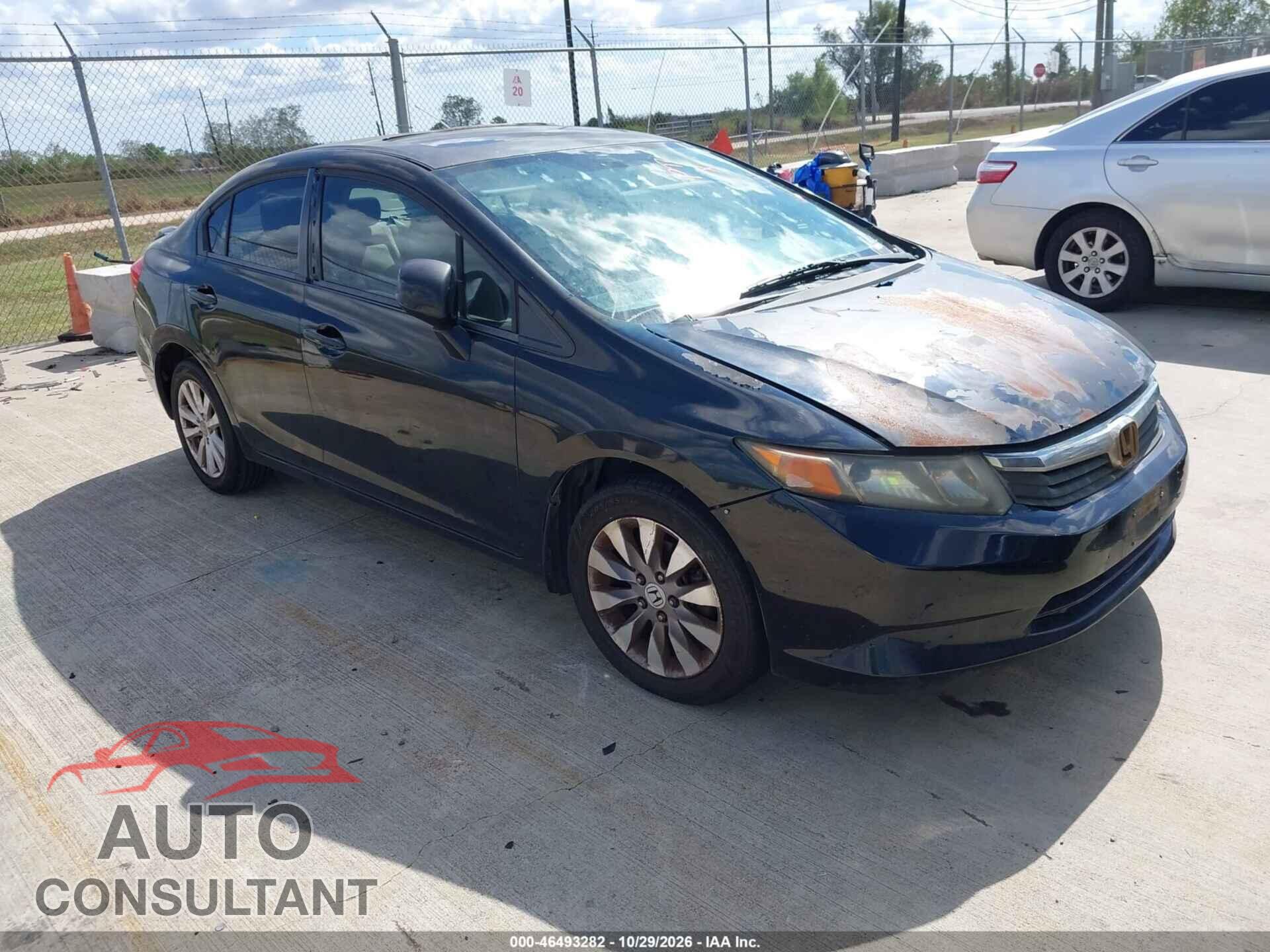 HONDA CIVIC 2012 - 2HGFB2F82CH321942